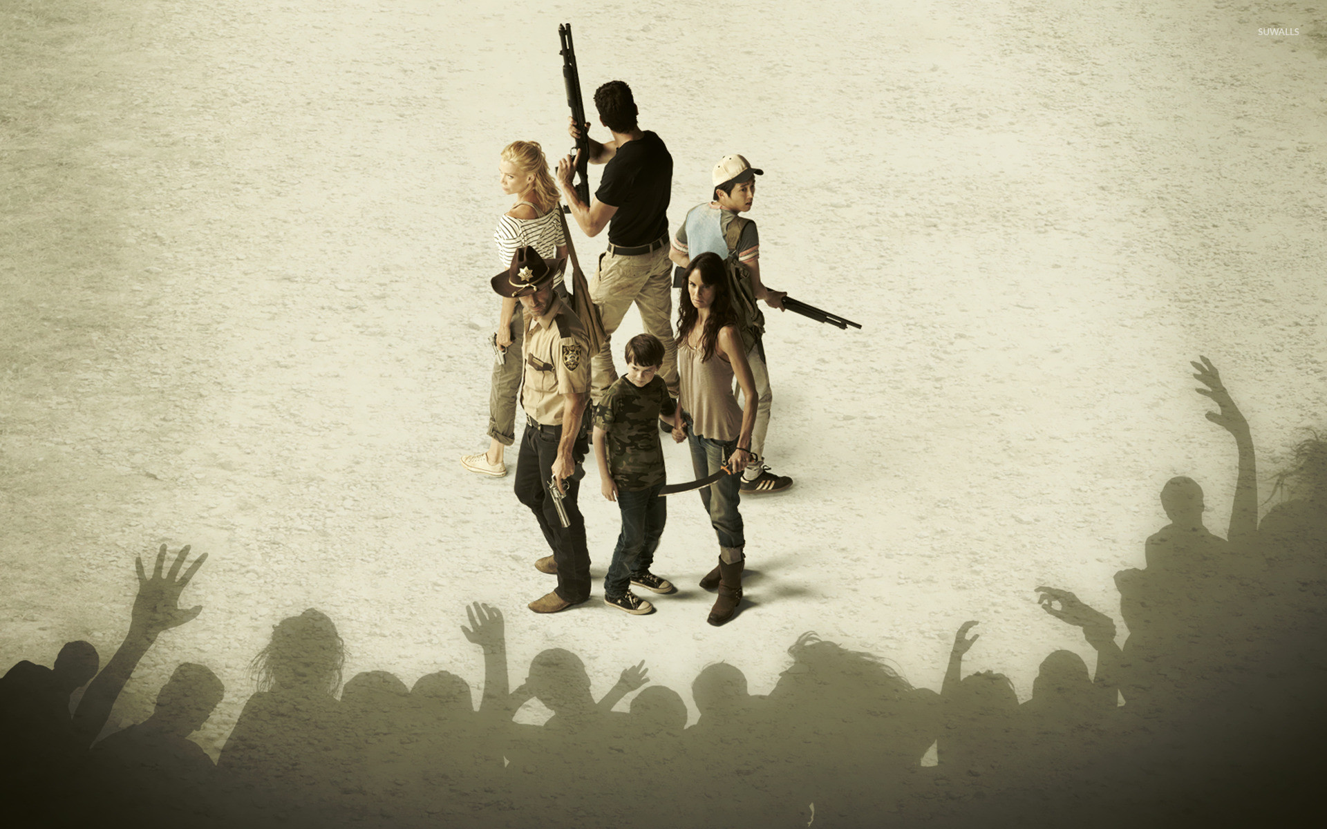 The Walking Dead Walker Ambush HD Wallpaper