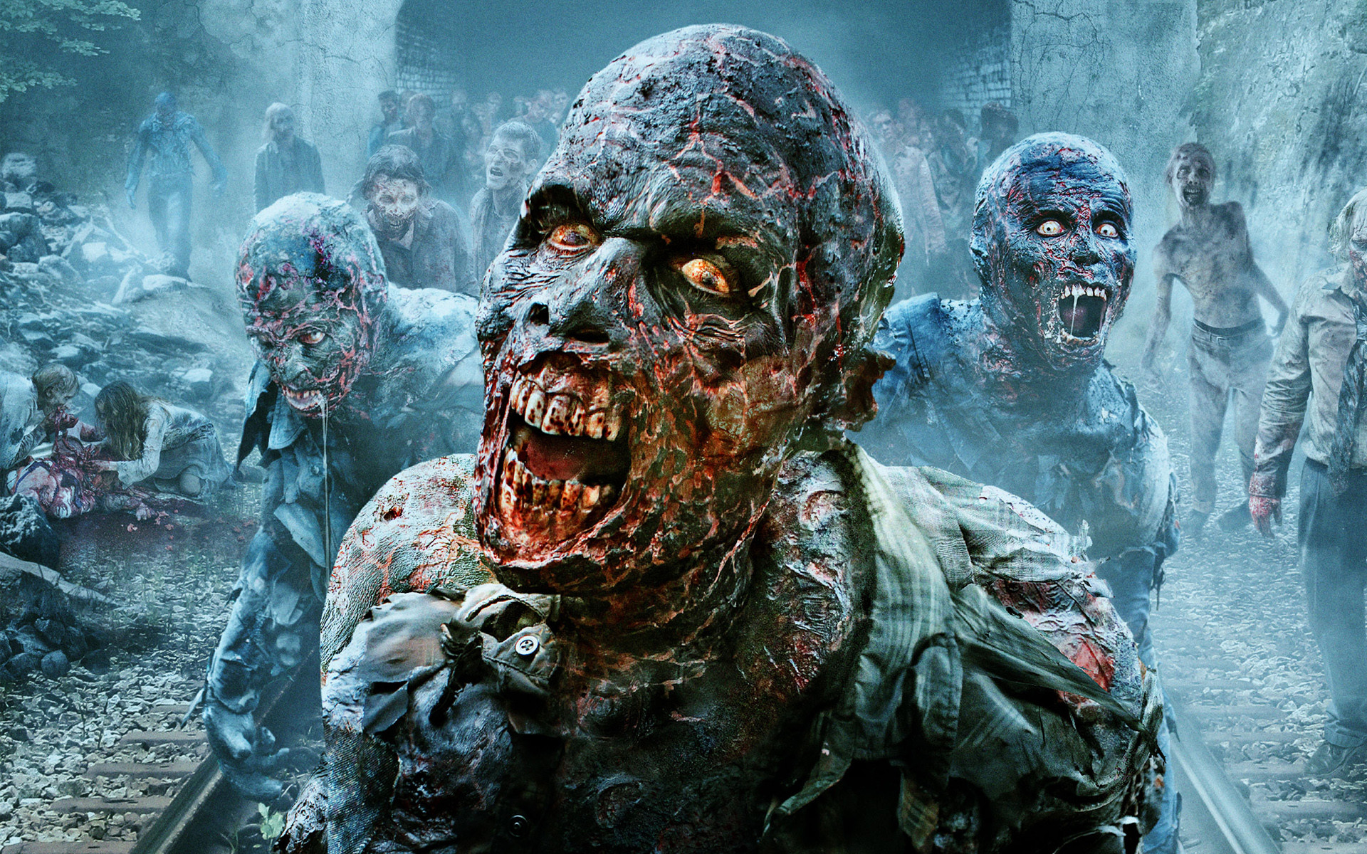 The Walking Dead Scary Walker HD Wallpaper