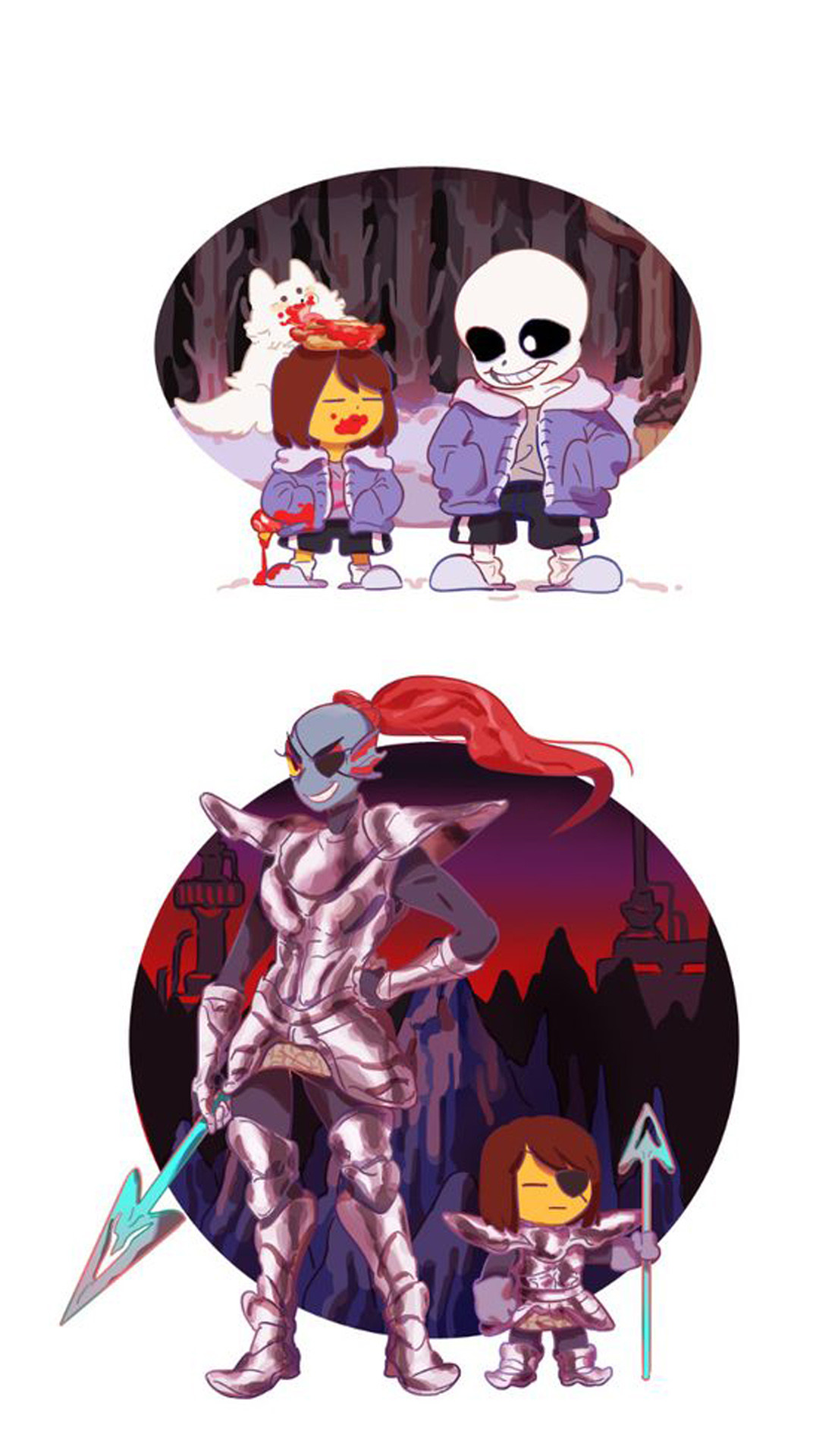Undertale Frisk Chara kronos4all 1943847 HD WallH iPhone Wallpapers Free  Download