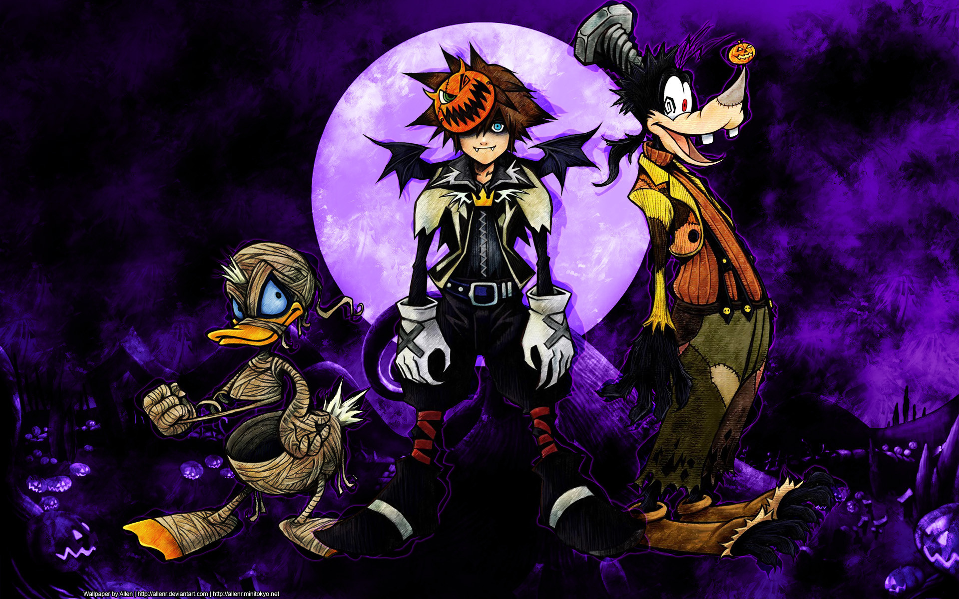 Kingdom Hearts disney halloween wallpaper 48762