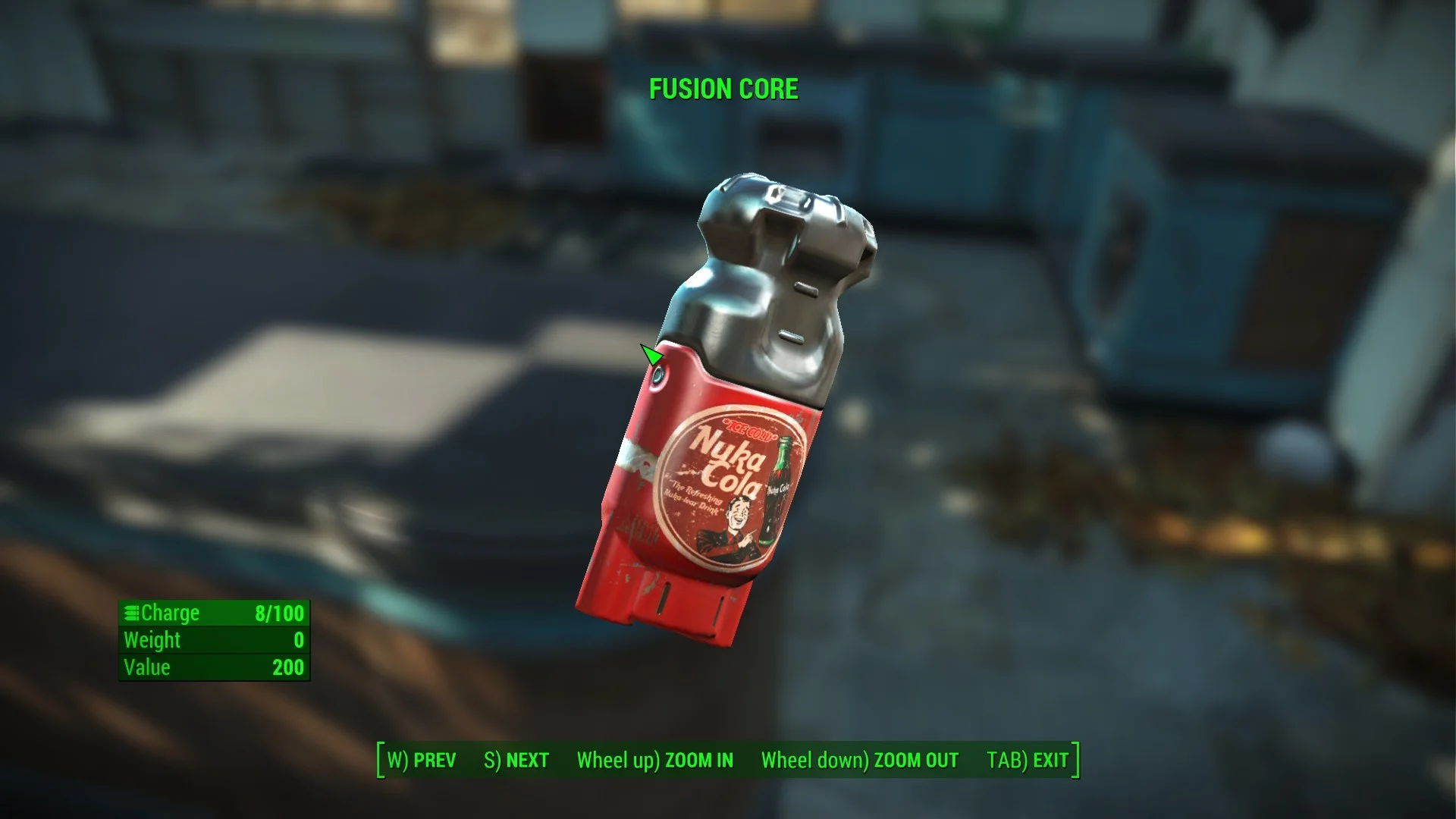 Nuka-Cola Fusion Core Retexture at Fallout 4 Nexus – Mods and community