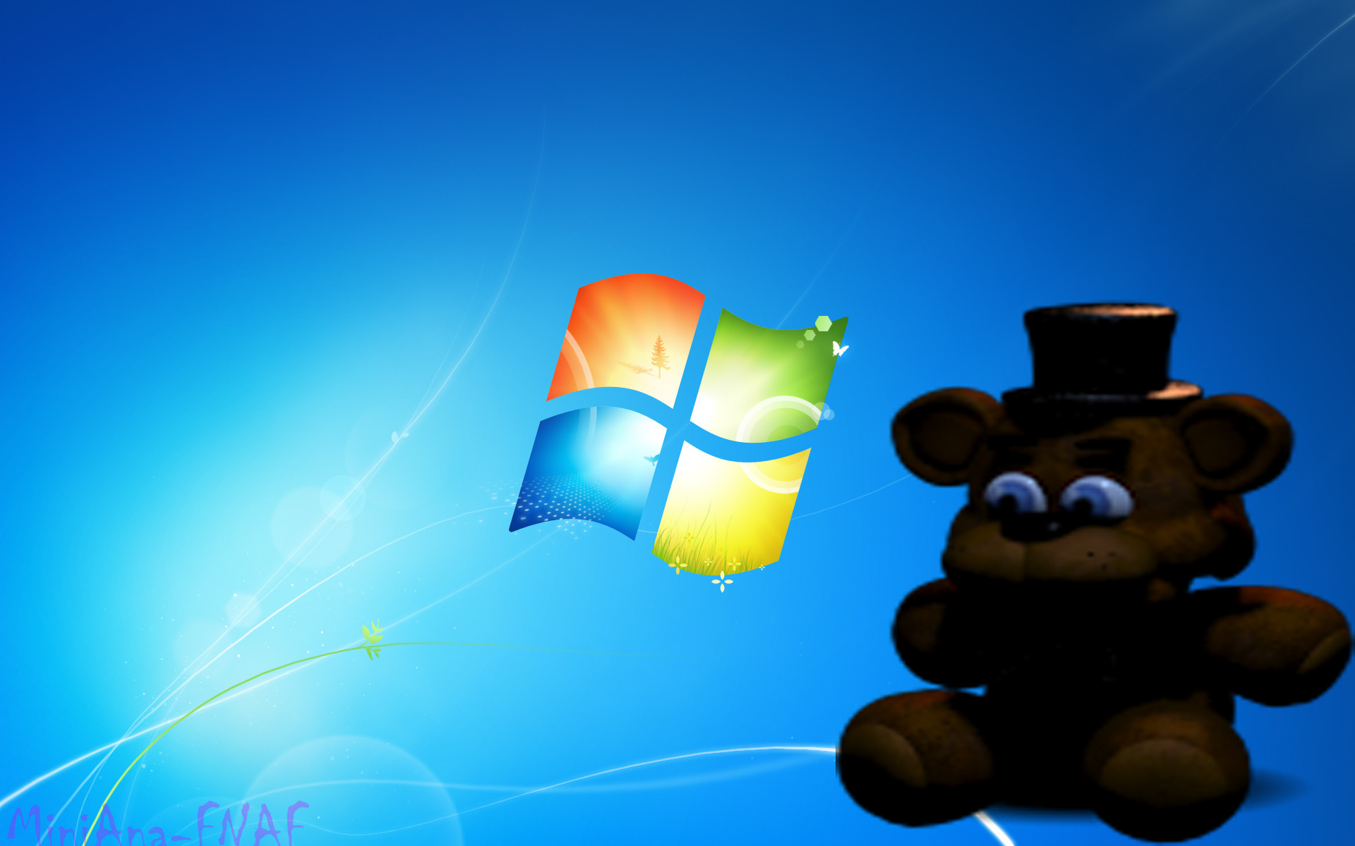 FNAF WALLPAPER Freddy Doll Windows 7 by MiniAna Fnaf on DeviantArt