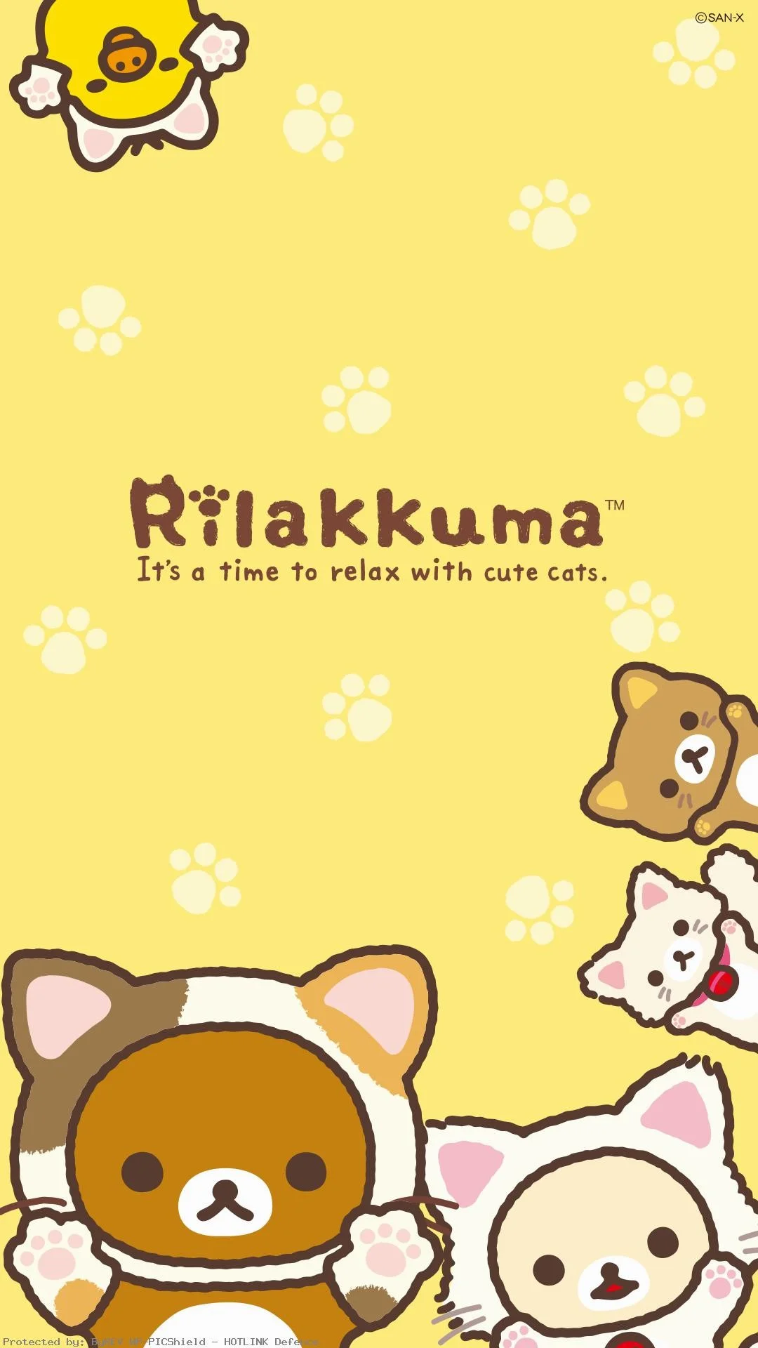 Rilakkuma Cat Series Phone E280A2 1080×1920