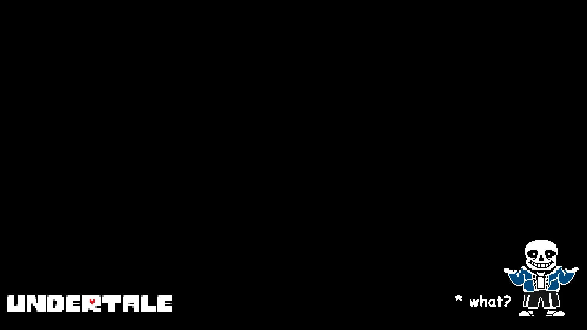 Made a quick wallpaper for Undertale. Check it out.