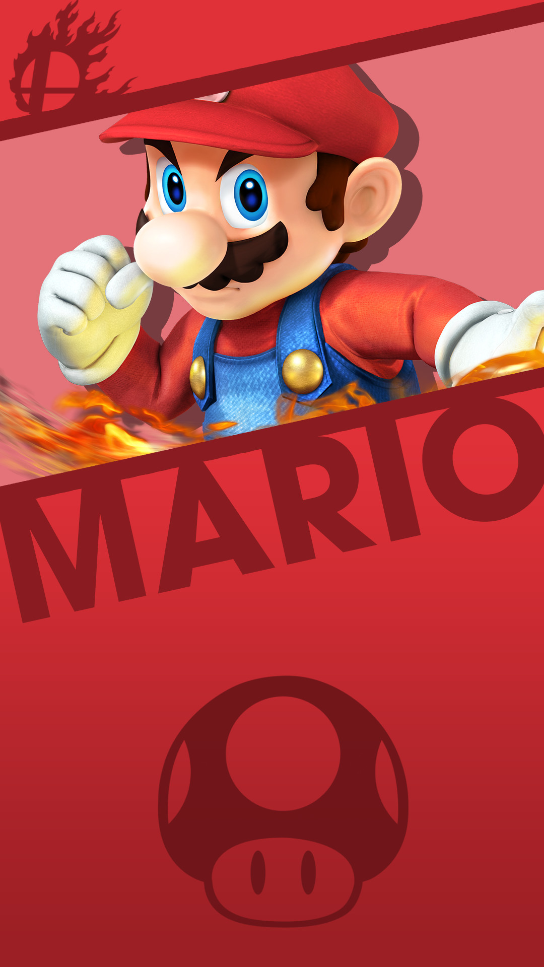 Mario Smash Bros. Phone Wallpaper by MrThatKidAlex24 on .