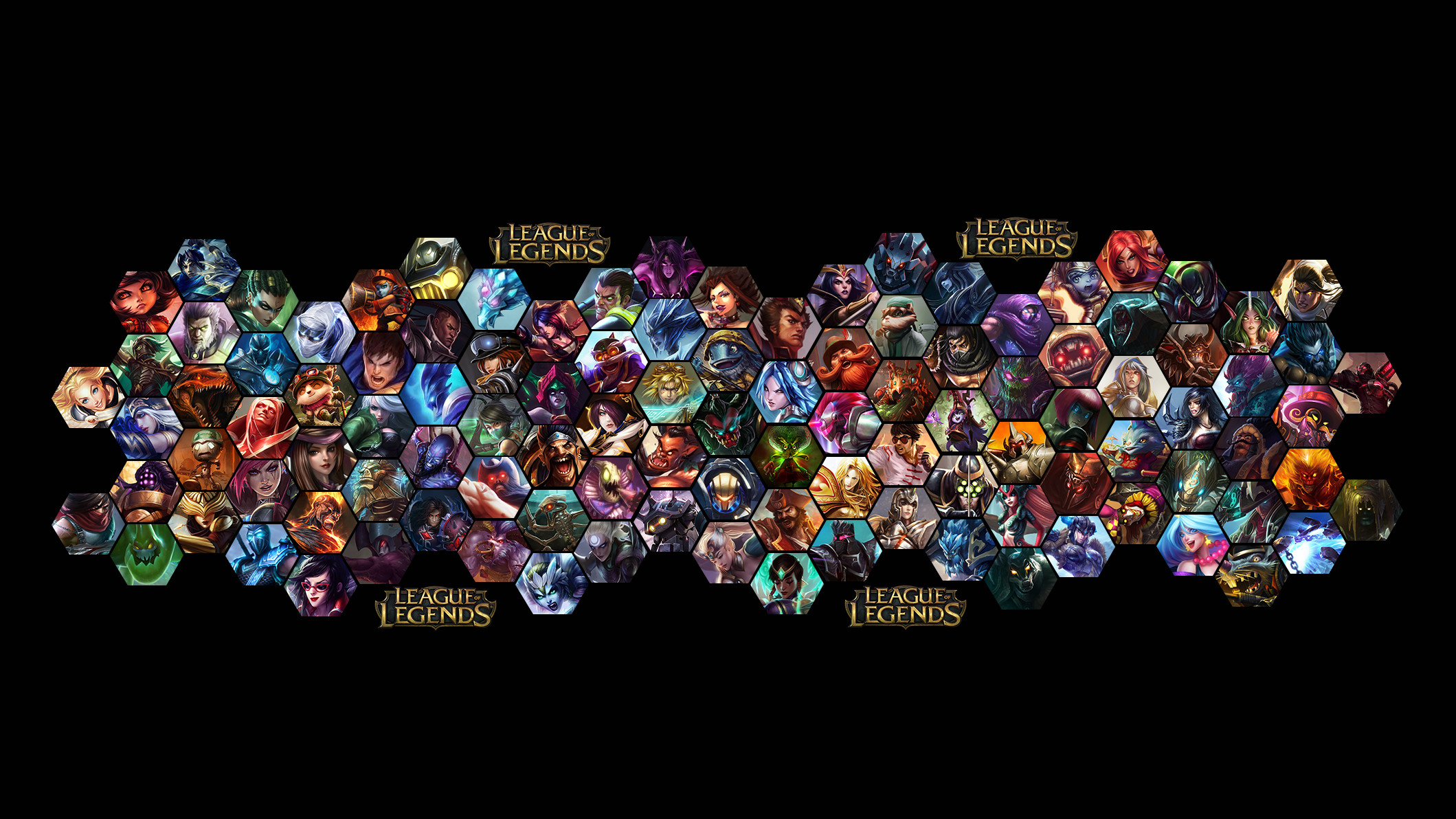 League of Legends Wallpaper full champs by ViciousBlue