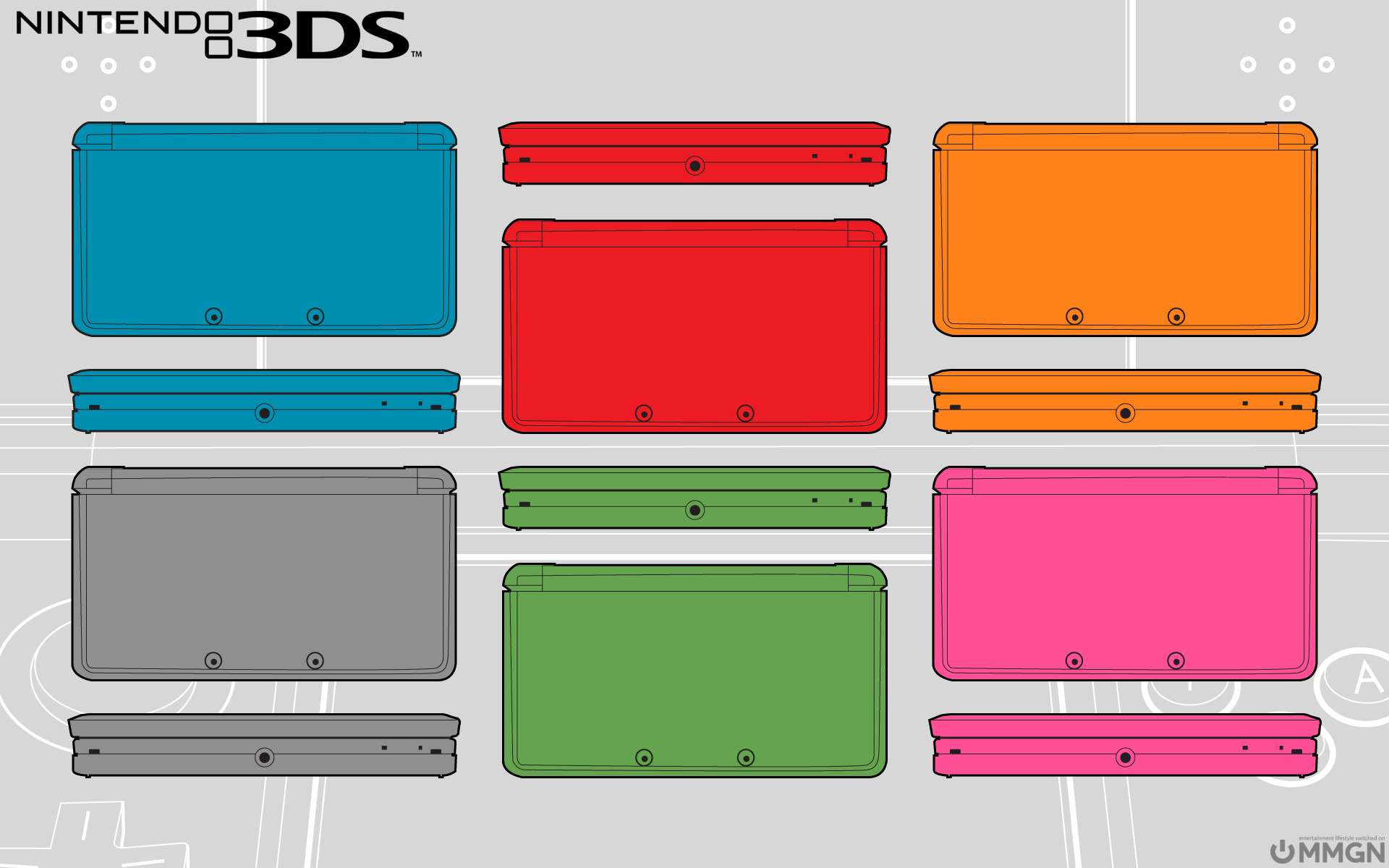 IPad and iPhone Nintendo 3DS Wallpapers