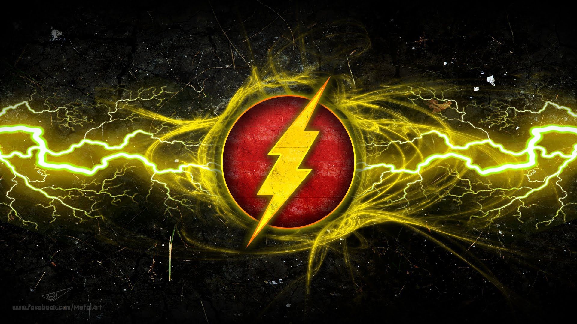 The Flash logo Desktop Wallpapers