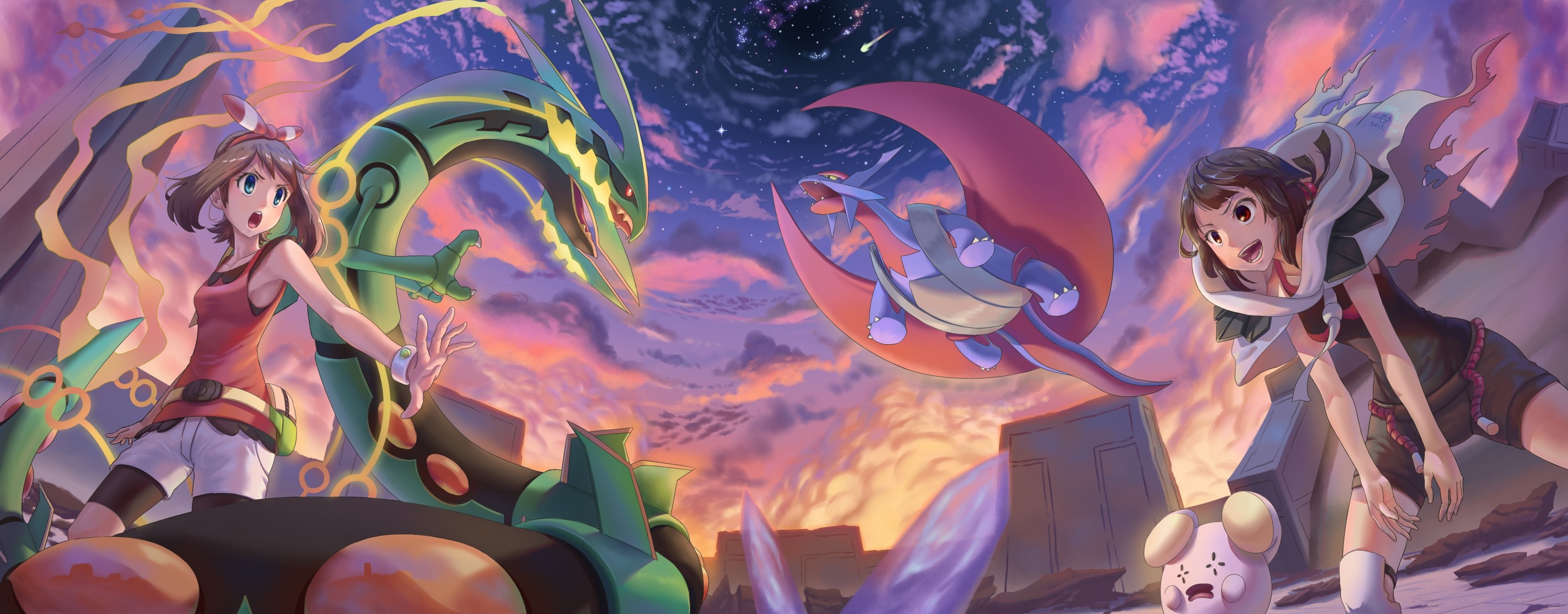 Haruka pokemon mega rayquaza mega salamence pokemon tagme whismur wallpaper 807420 WallpaperUP