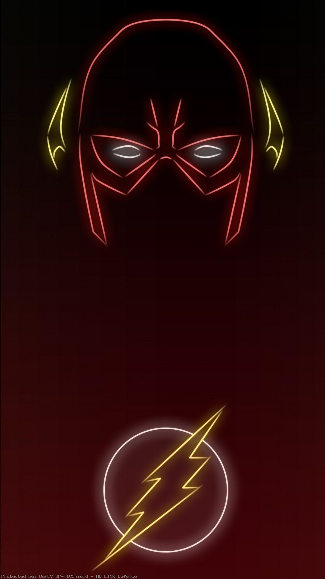 Neon Light The Flash 1080 x 1920 available
