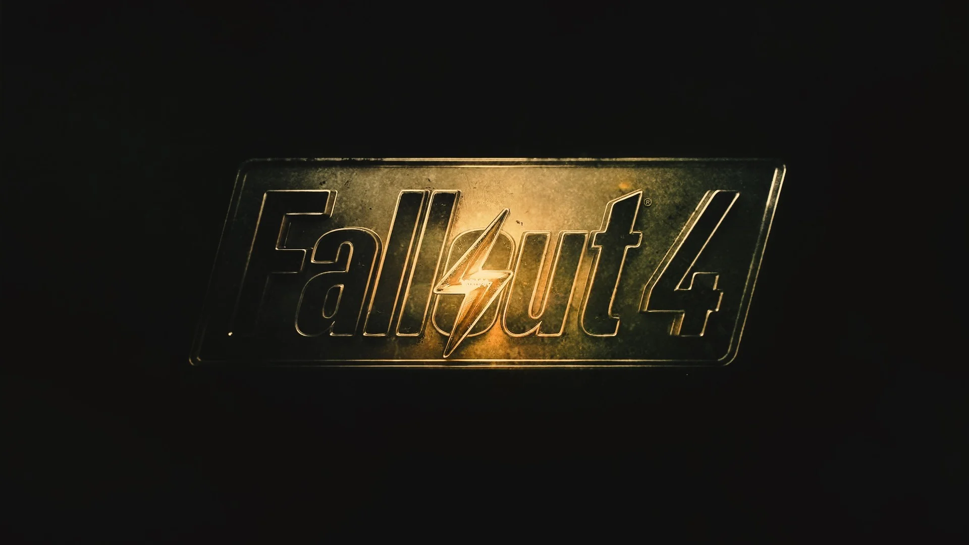 Preview wallpaper fallout 4, fallout, logo 1920×1080