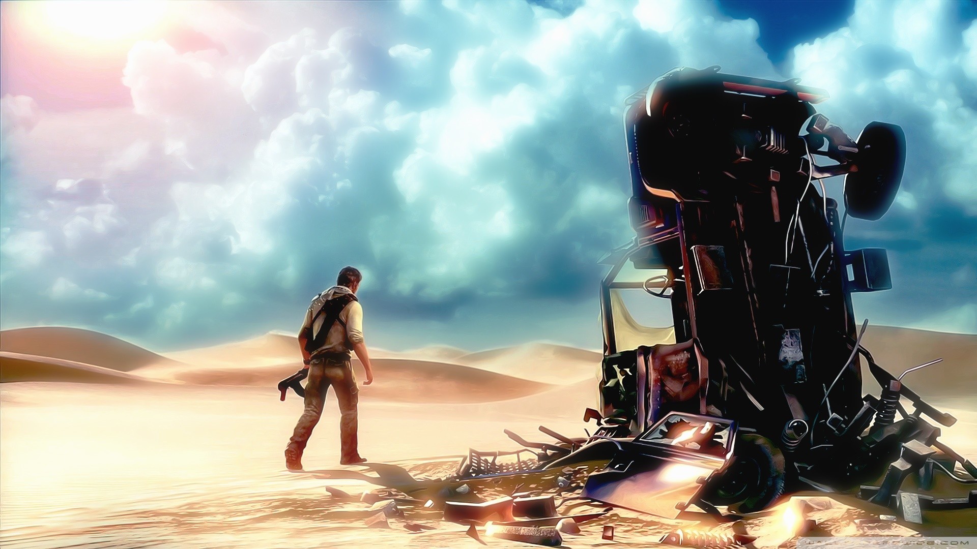 Uncharted 3 HD Wide Wallpaper for Widescreen