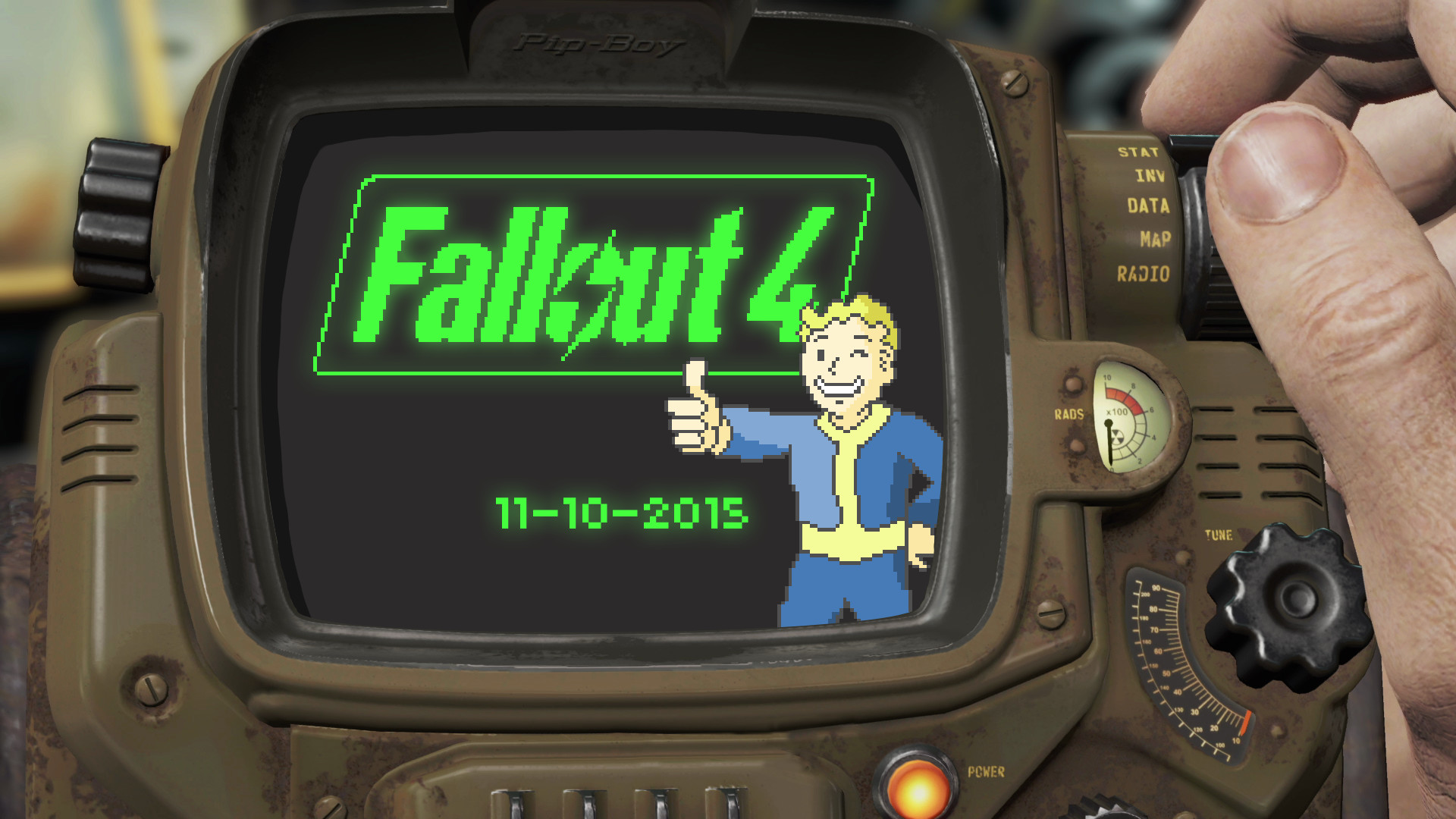 Fallout 4 wallpaper. Drew vault boy myself