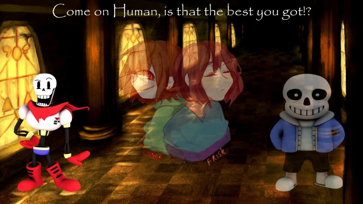 Undertale Stronger Than You Papyrus Calebhyles Sans Vs Chara Frisk Youtube - stronger than you frisk roblox id code