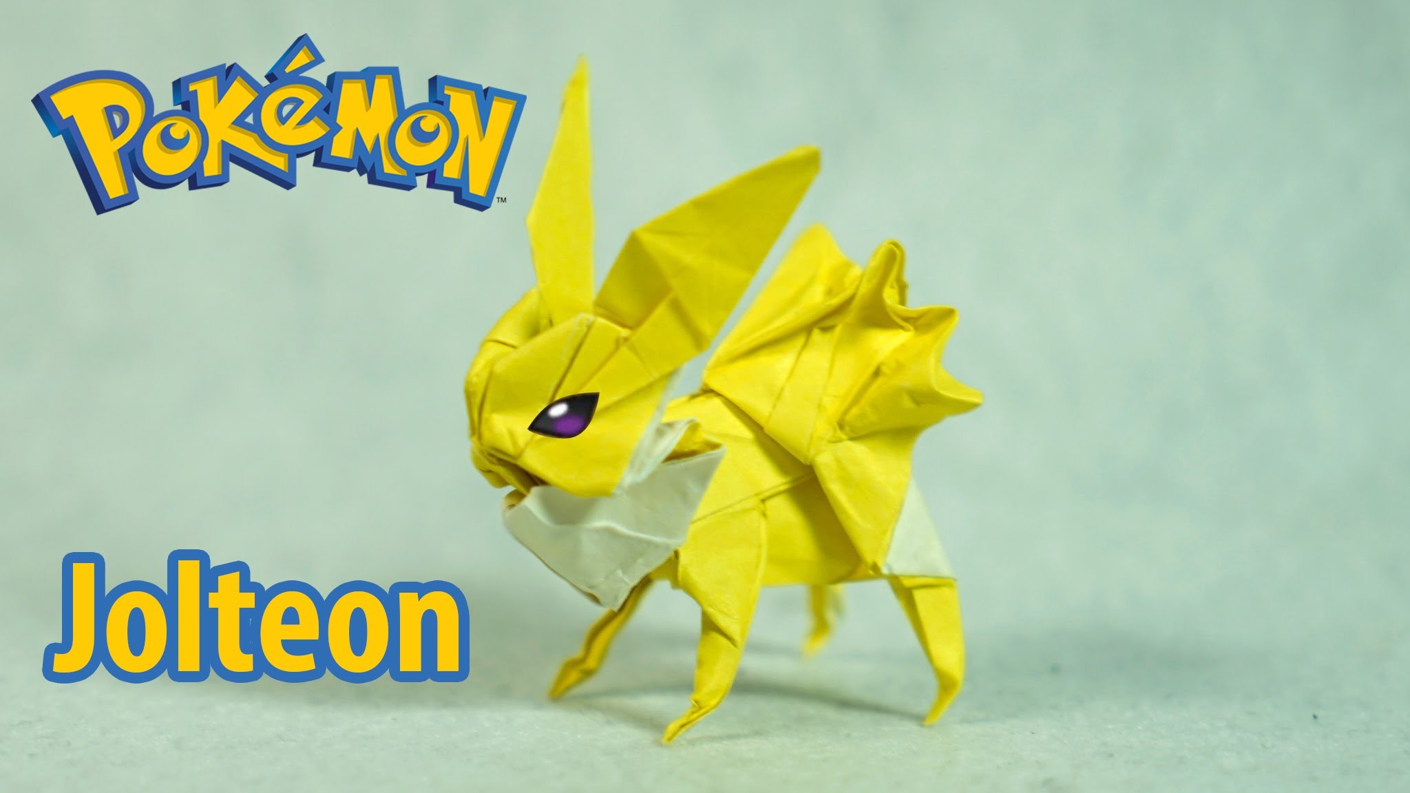 Paper Pokemon – Origami Jolteon – ãµã³ãã¼ã¹ Tutorial (Henry Pháº¡m)