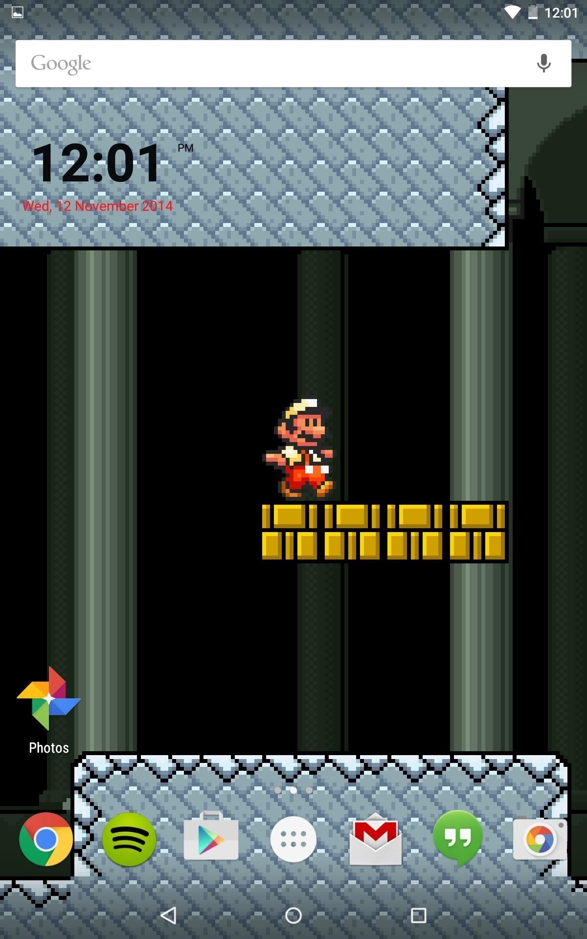 Step 5Set Mario Live Wallpaper