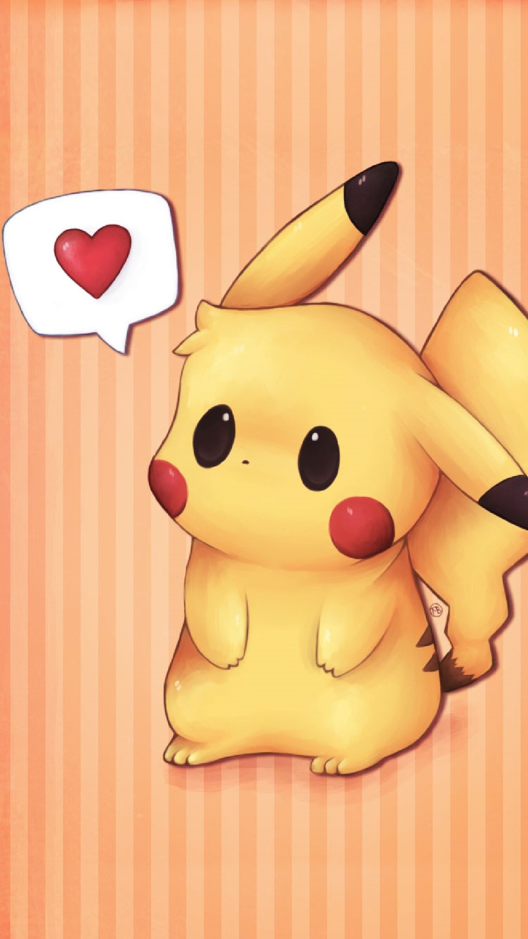 Pokemon Go Pikachu say love Iphone hd wallpaper