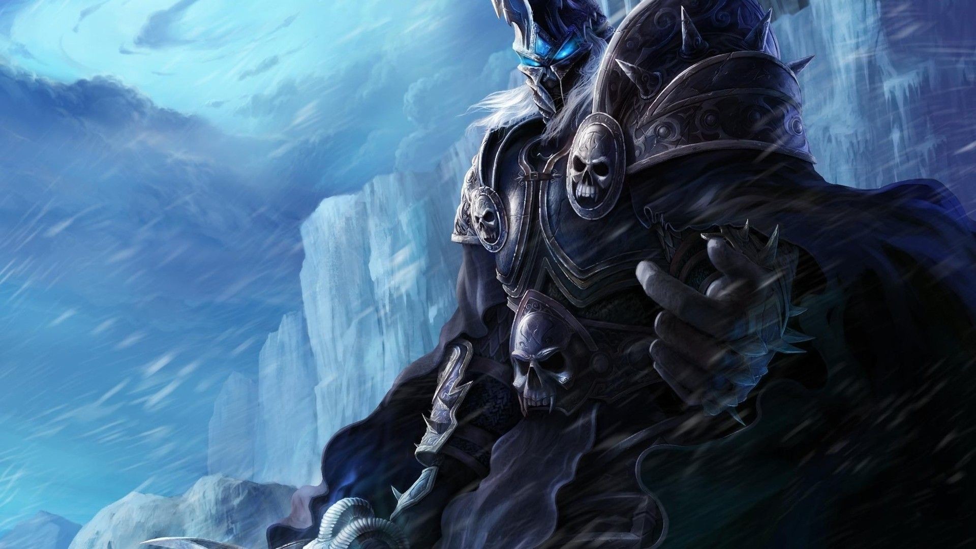Full HD Wallpaper world of warcraft ice necromancer knight .