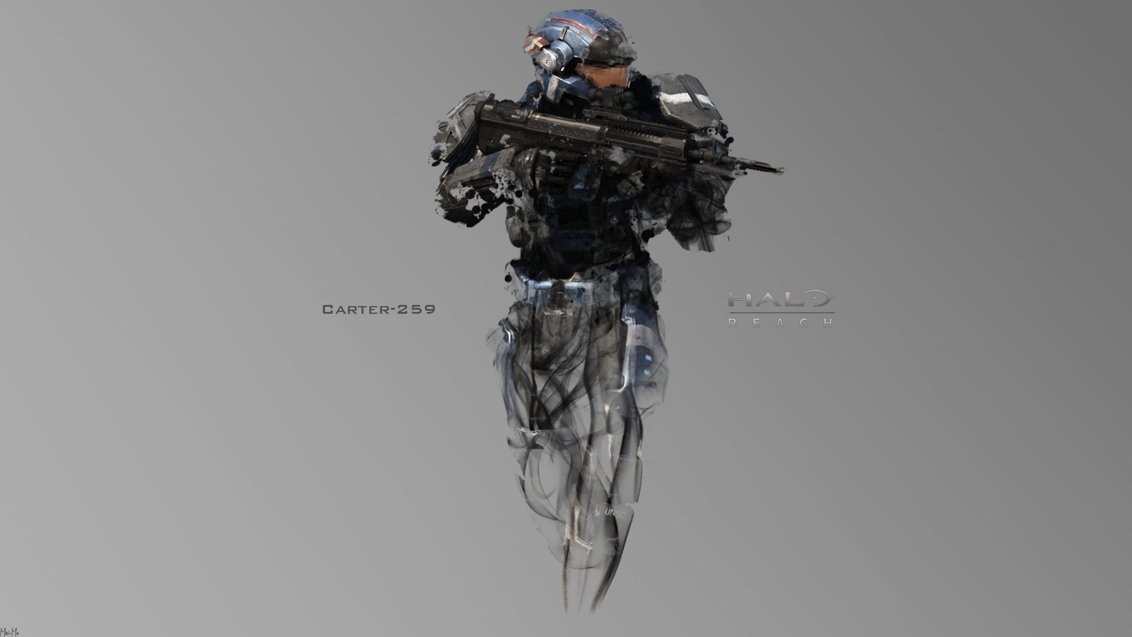Preview wallpaper halo, soldier, gun, carter-259 3840×2160