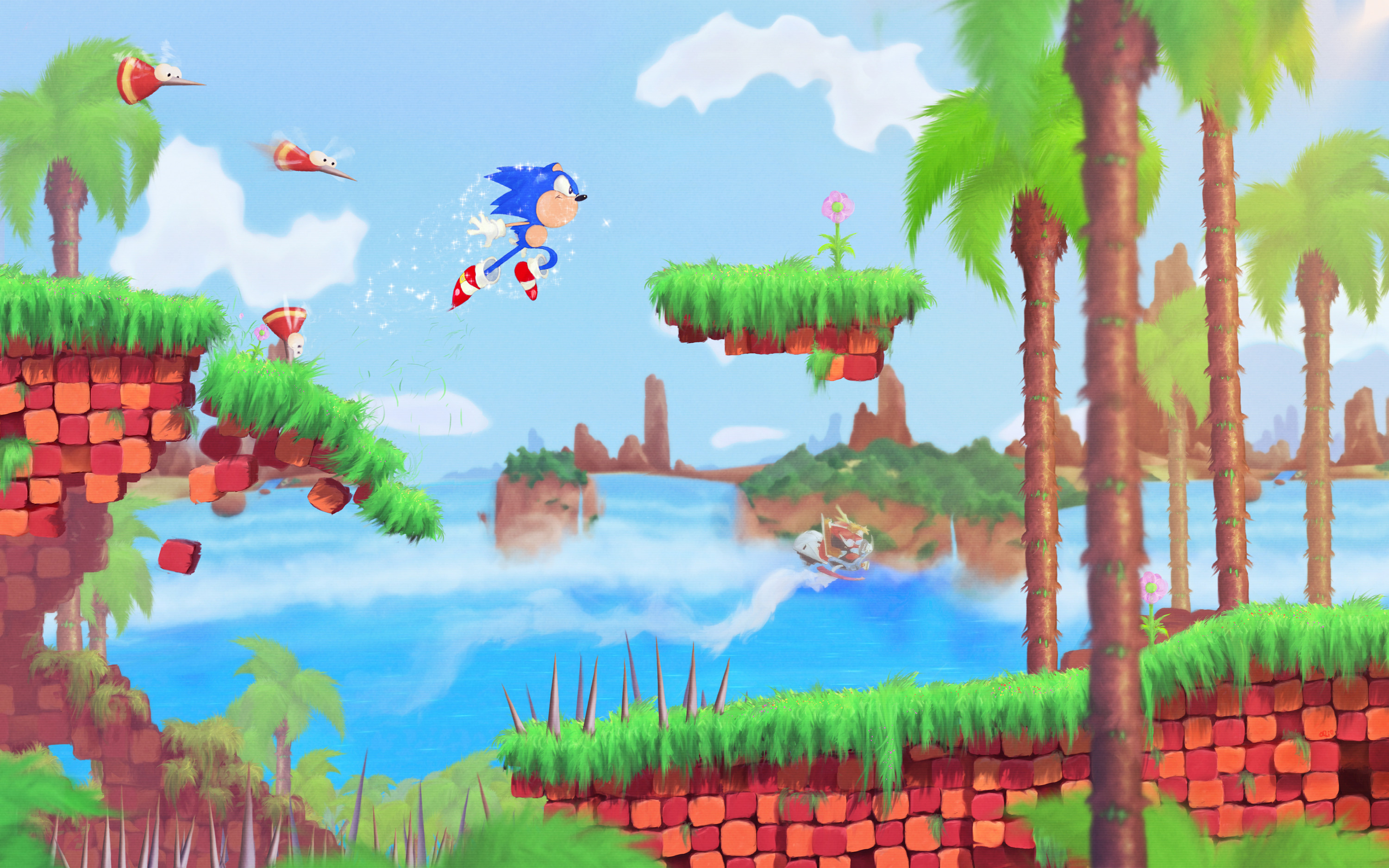 Sonic the Hedgehog Wallpaper 3000×1875