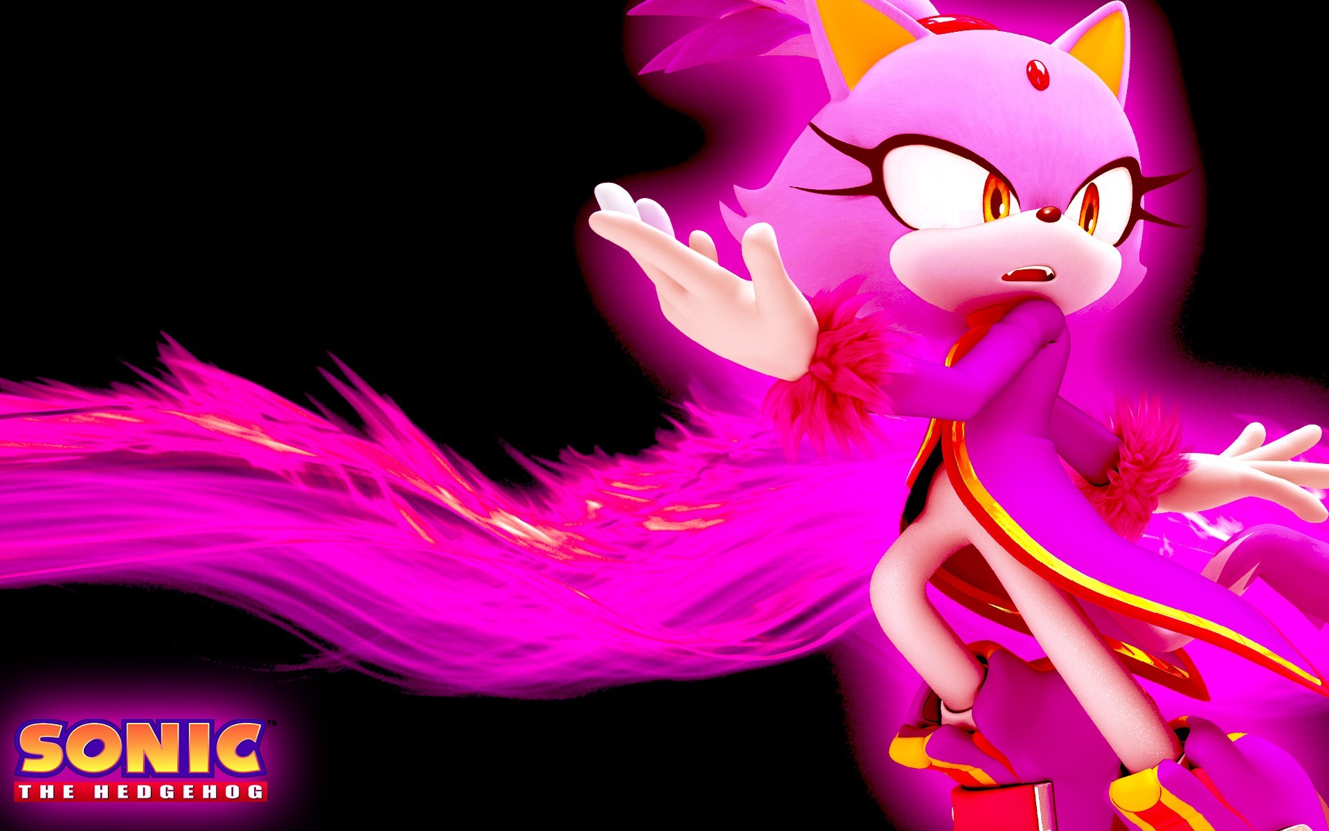 Sonic the Hedgehog video games the cat Game characters Sonic Team Blaze the  Cat wallpaper …