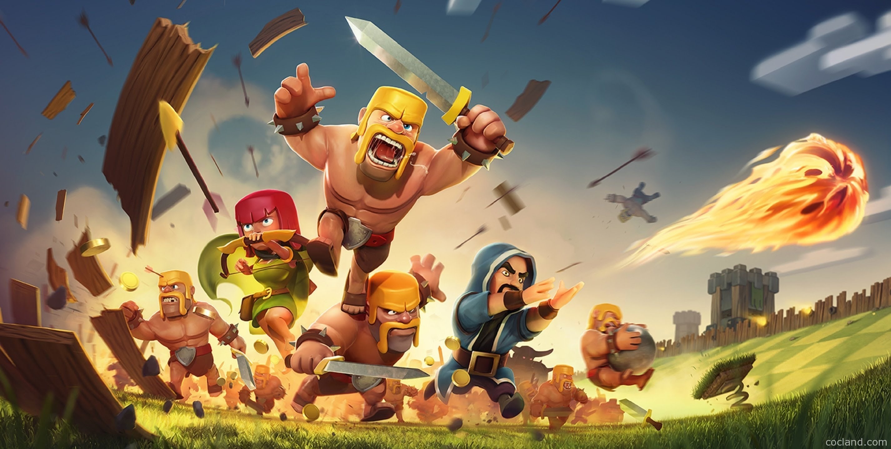 Clash of clans barbarian wallpapers hd