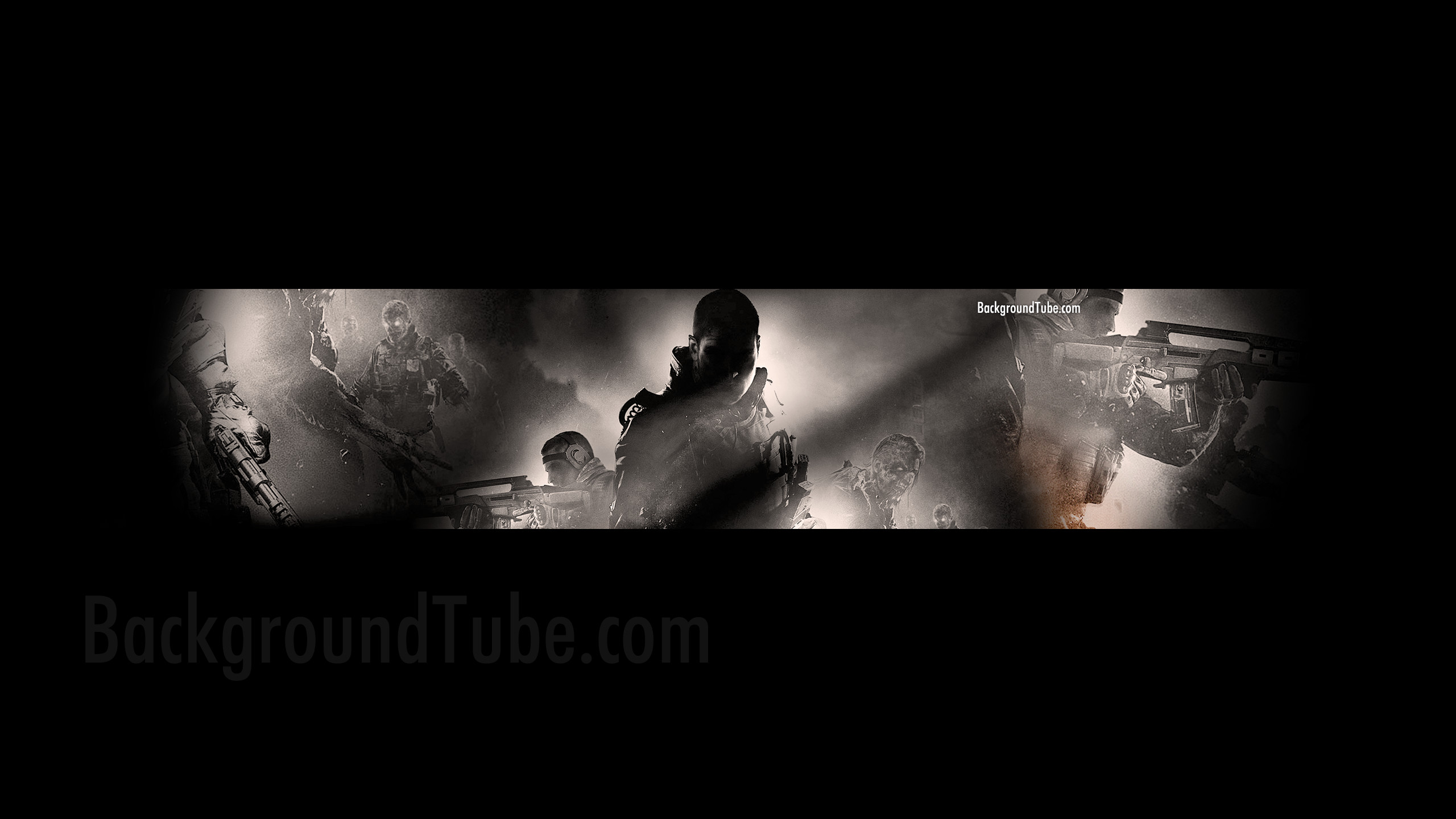 Black Ops 2 Shadowed YouTube Channel Art