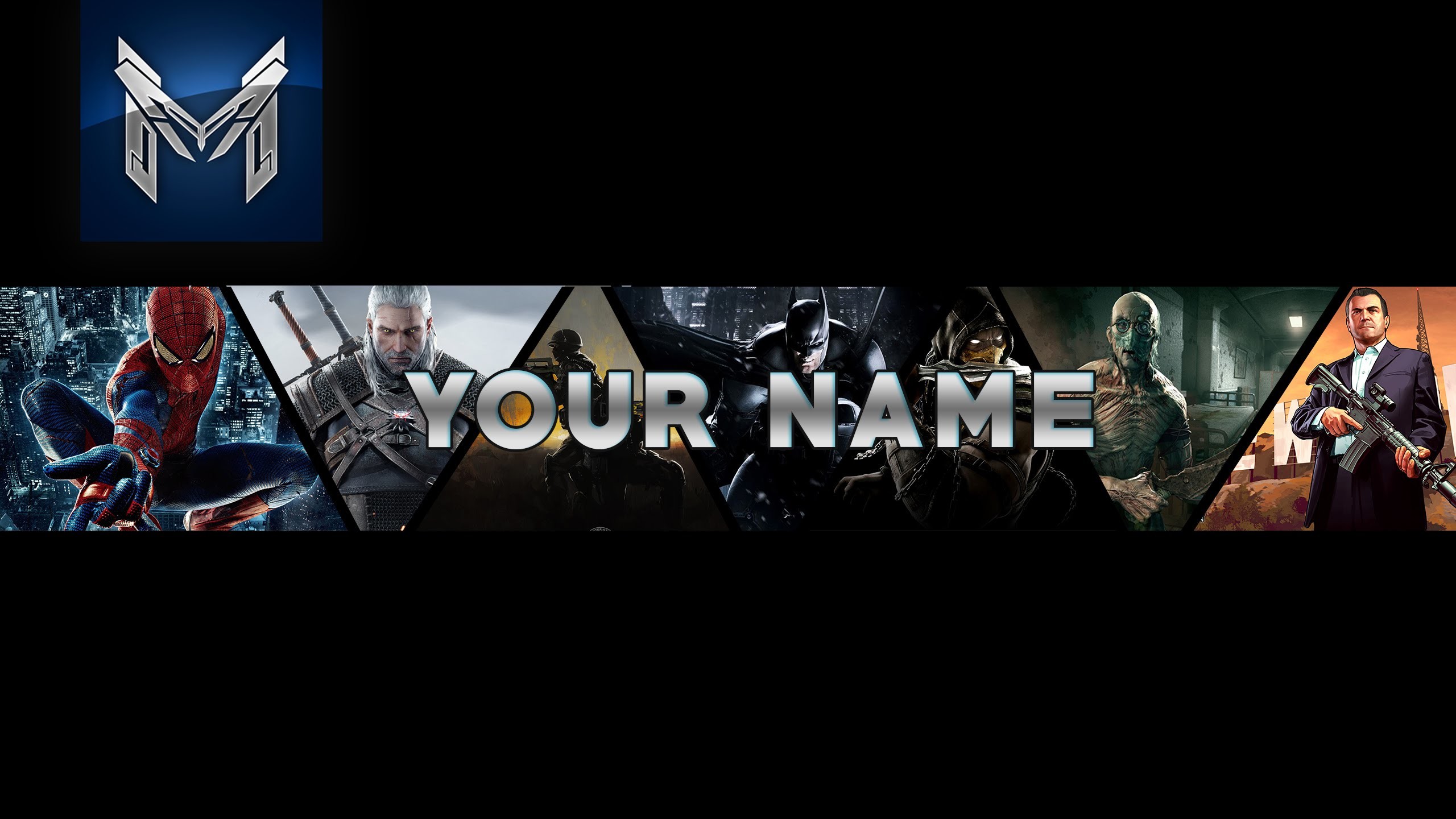 Gaming 2048x1152 Banner Template