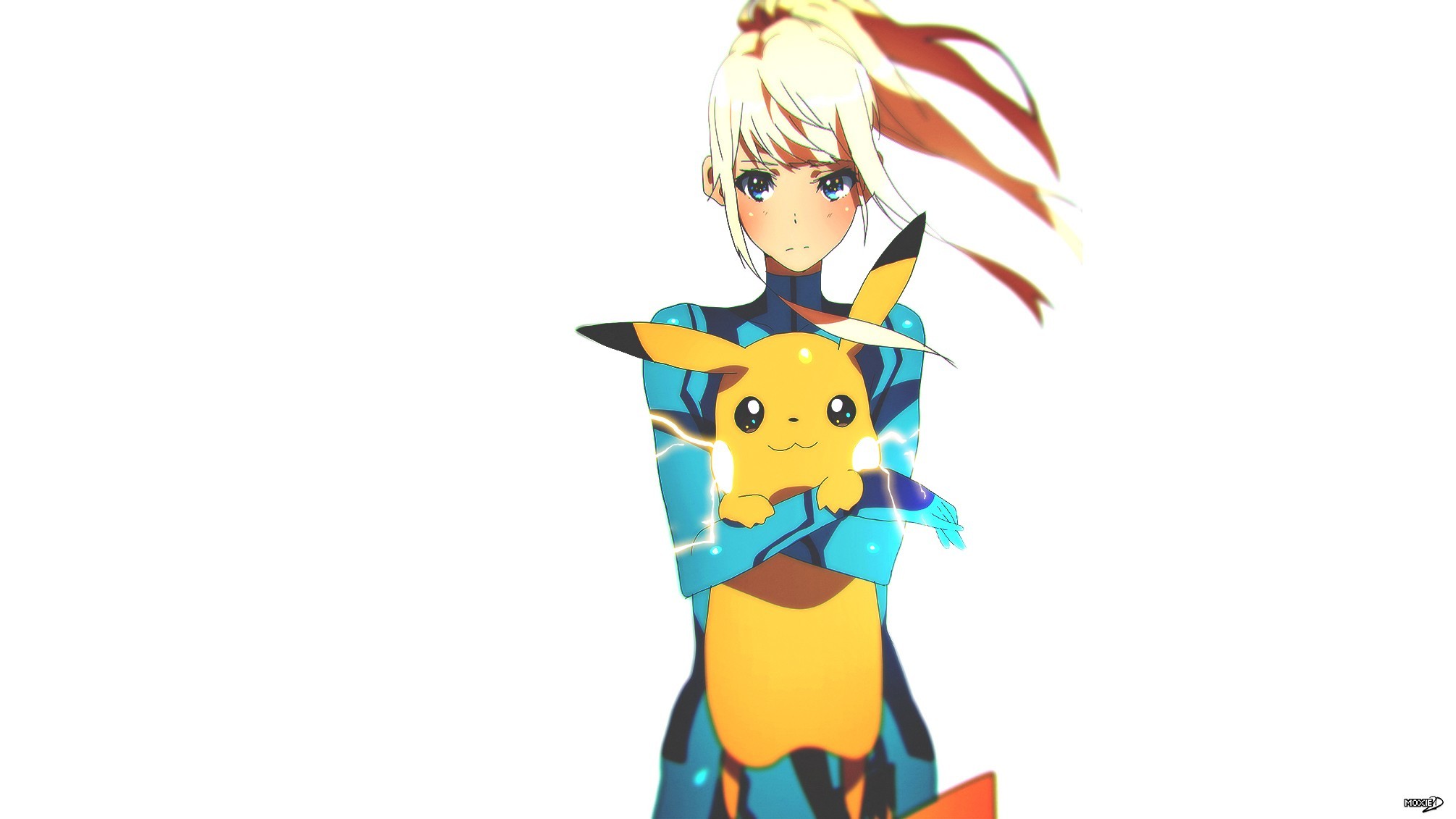Anime Tom Skender Zero Suit Samus Samus Aran Pikachu PokÃ©mon  Metroid