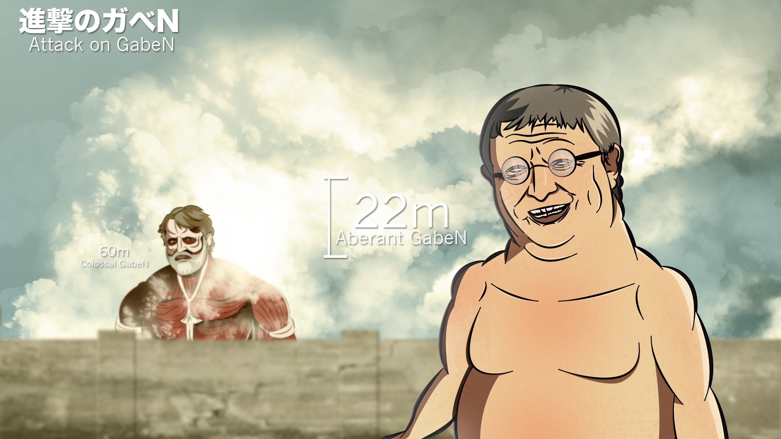 attack on gaben by -#main