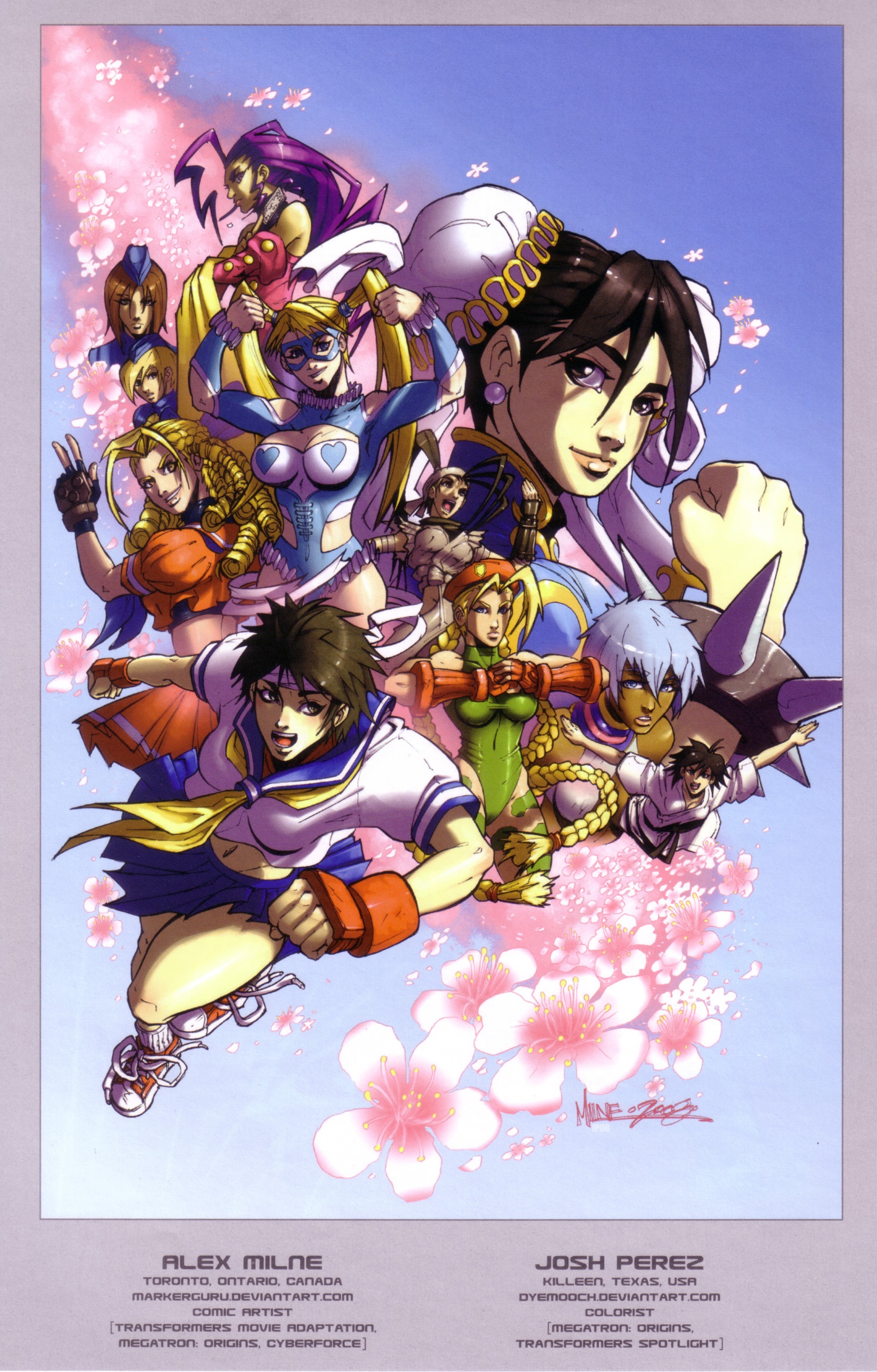 Video games Street Fighter Cammy artbook Chun Li artwork Sakura