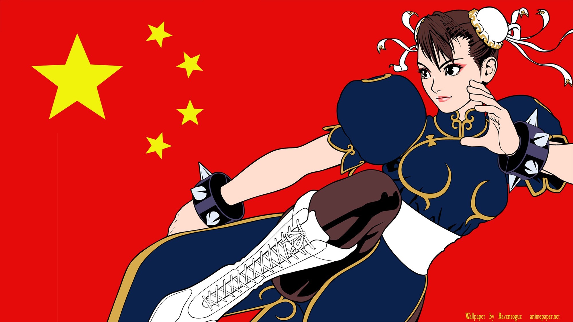 Street Fighter, Chun Li, China, Flag Wallpapers HD / Desktop and Mobile  Backgrounds