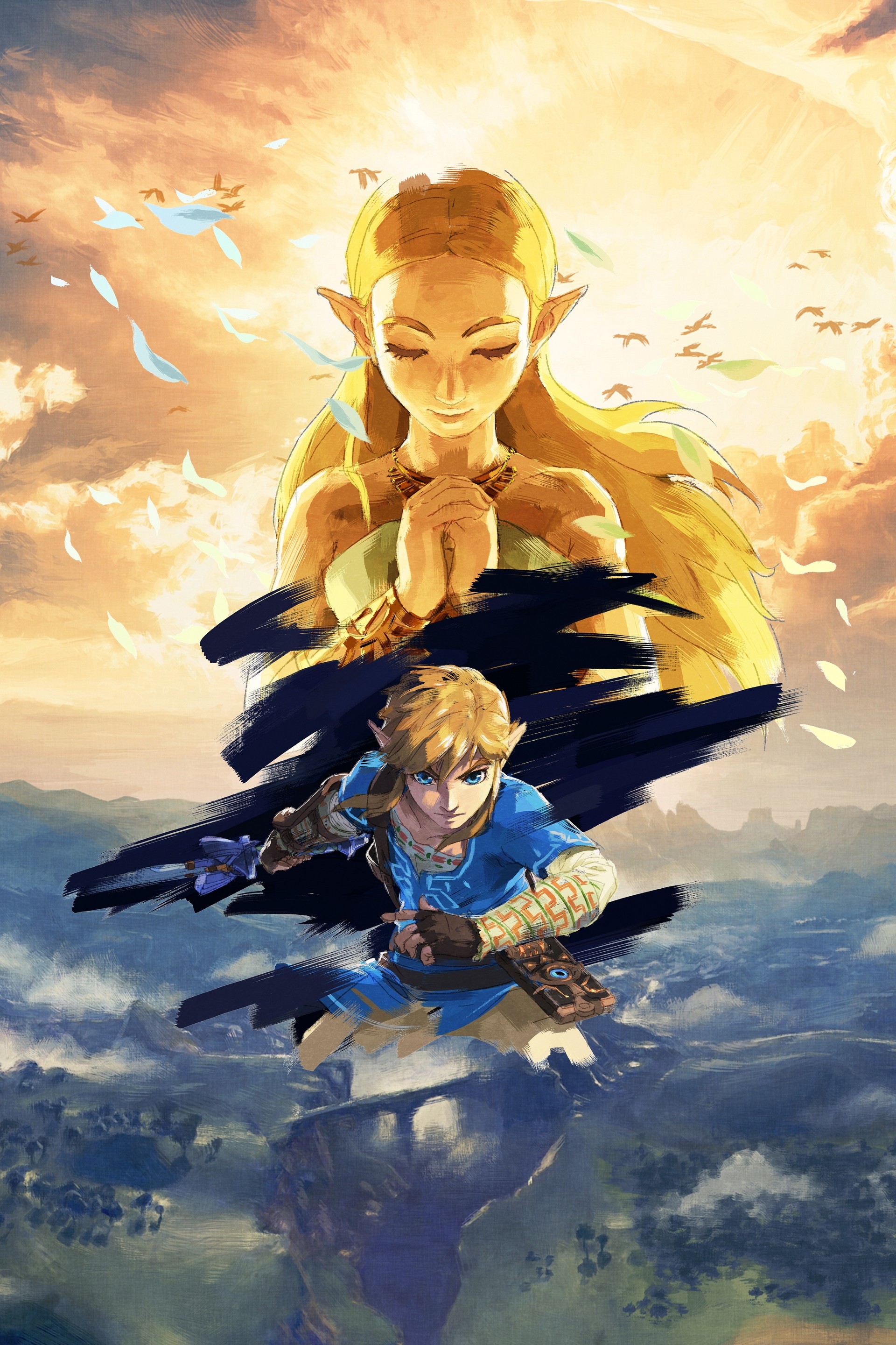 The Legend of Zelda : Breath of the Wild – Full HD art no logo,