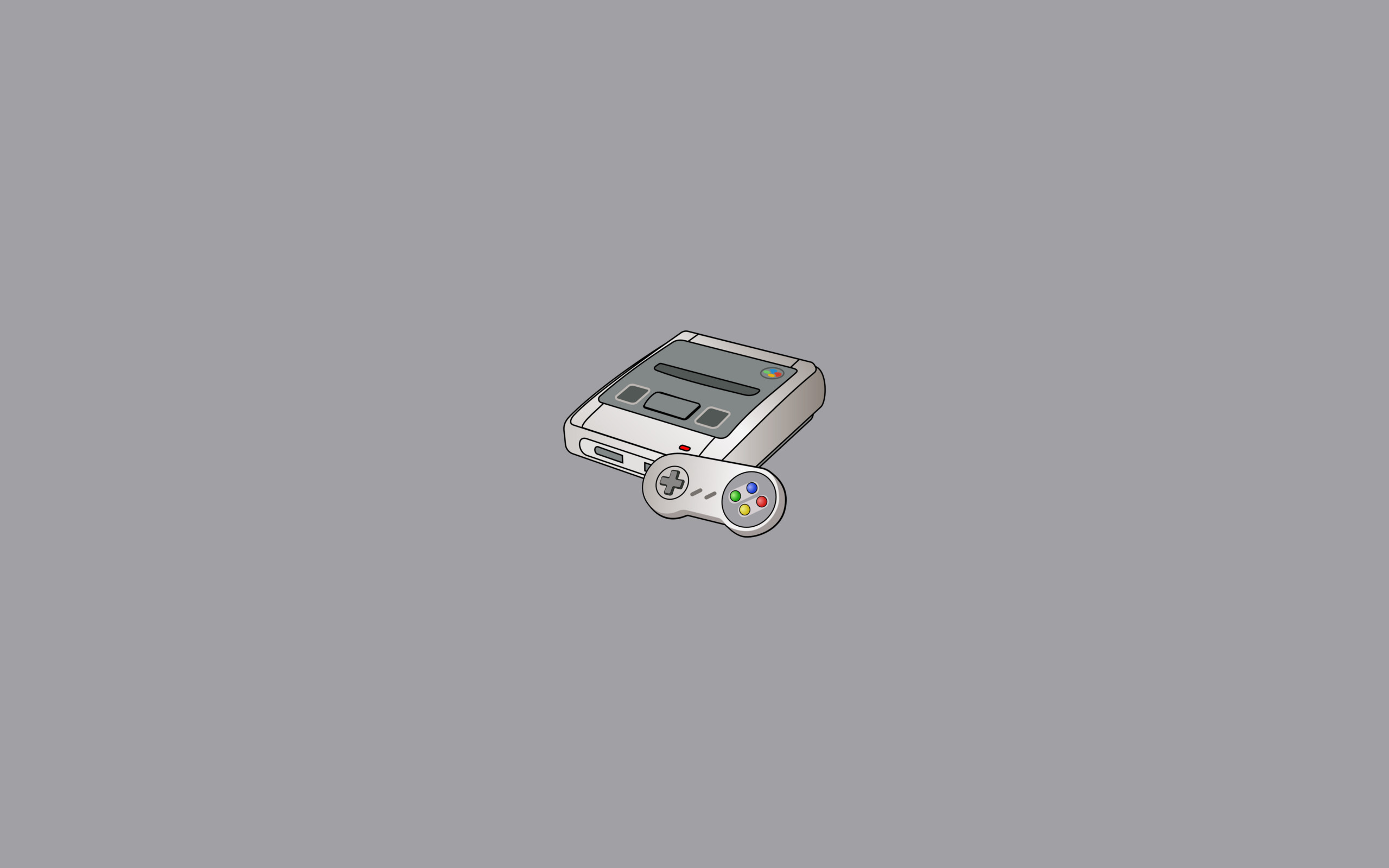 SNES Console Drawing – by Kroontje