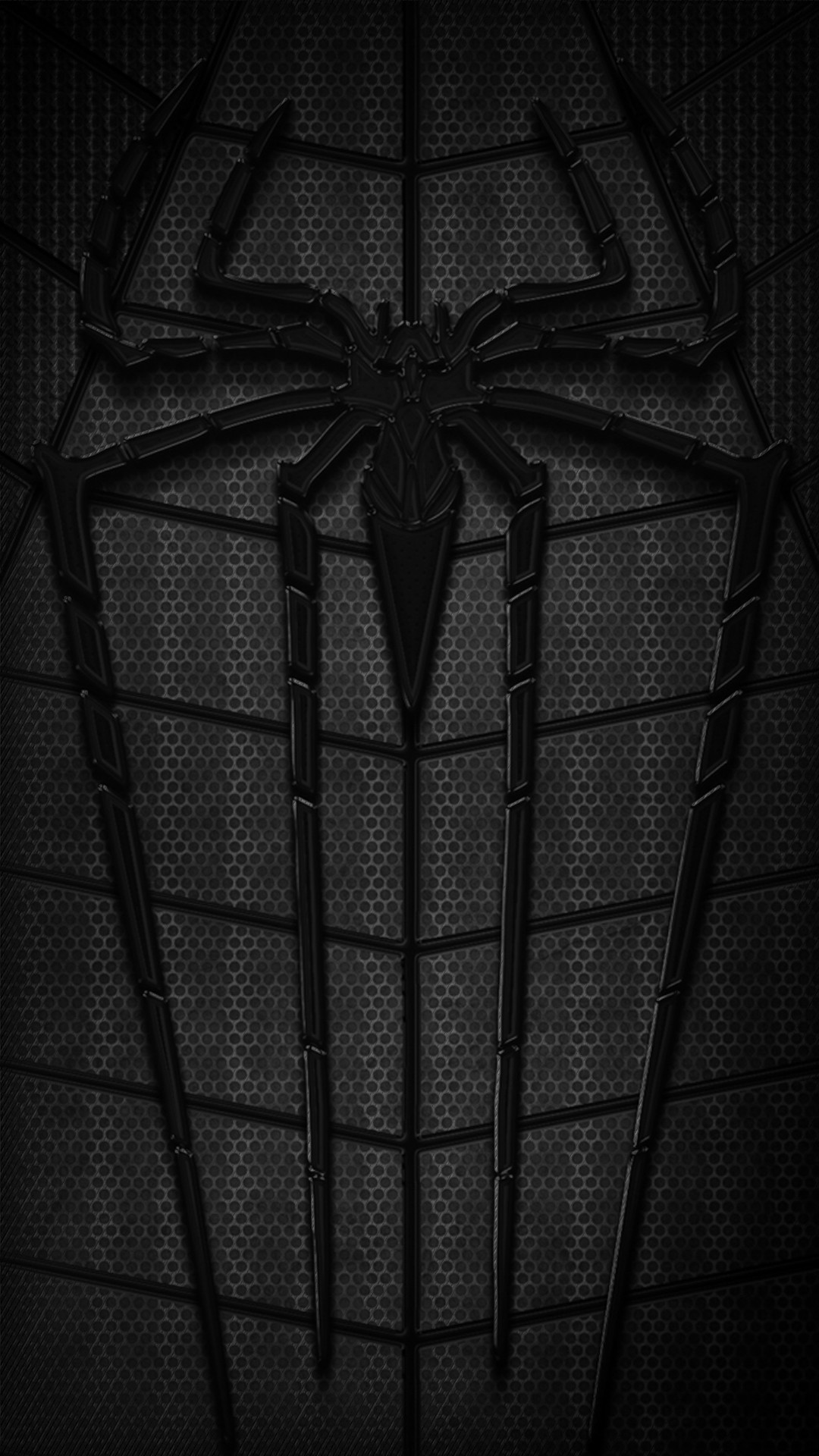 Black Spiderman Logo