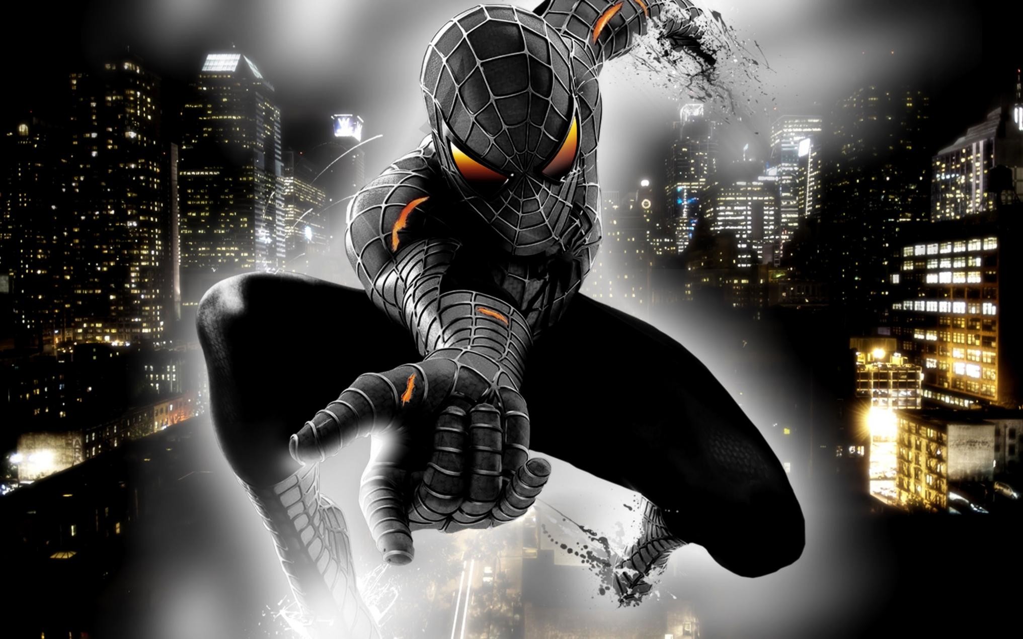 Black Spiderman Iphone Desktop Wallpaper