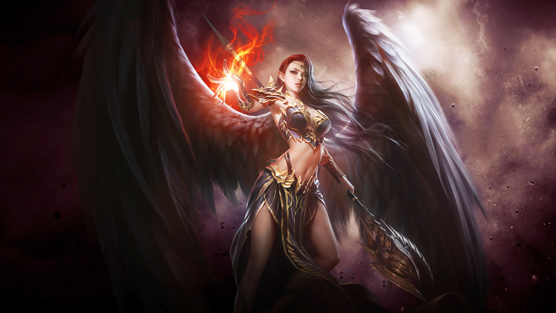 HD Wallpaper Background ID783897. Fantasy Angel Warrior