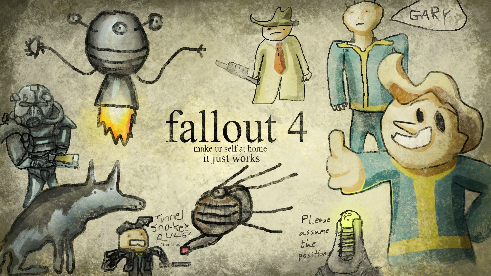 Those are nice, but there is only one true Fallout wallpaper