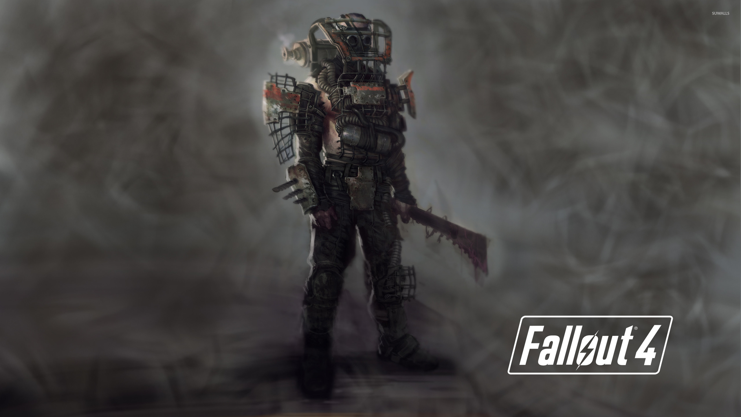 Raider in Fallout 4 wallpaper – Game wallpapers –
