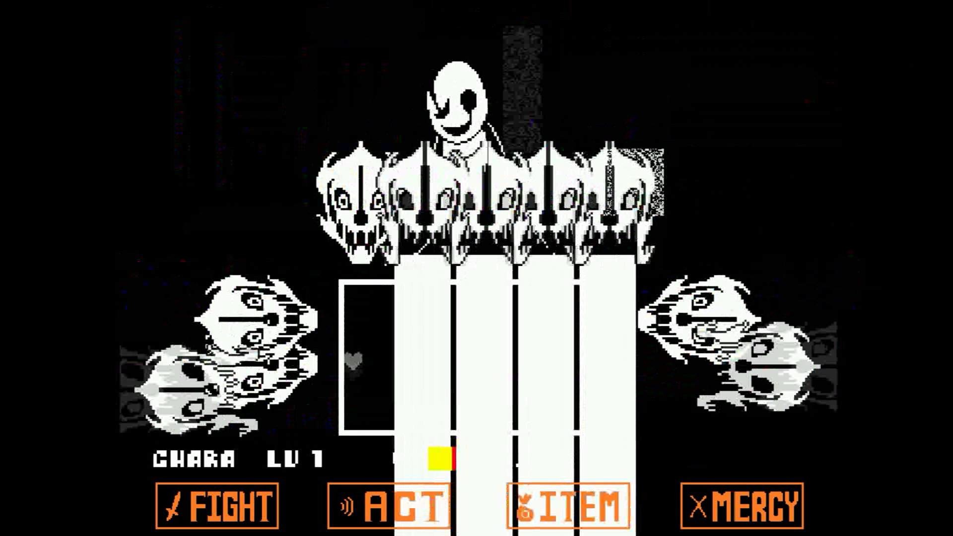 Undertale – Pacifist Sans and WD Gaster fight (fanmade game)