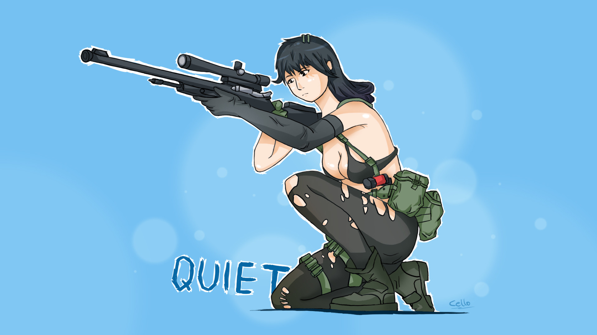 quiet mgs5 wallpaper