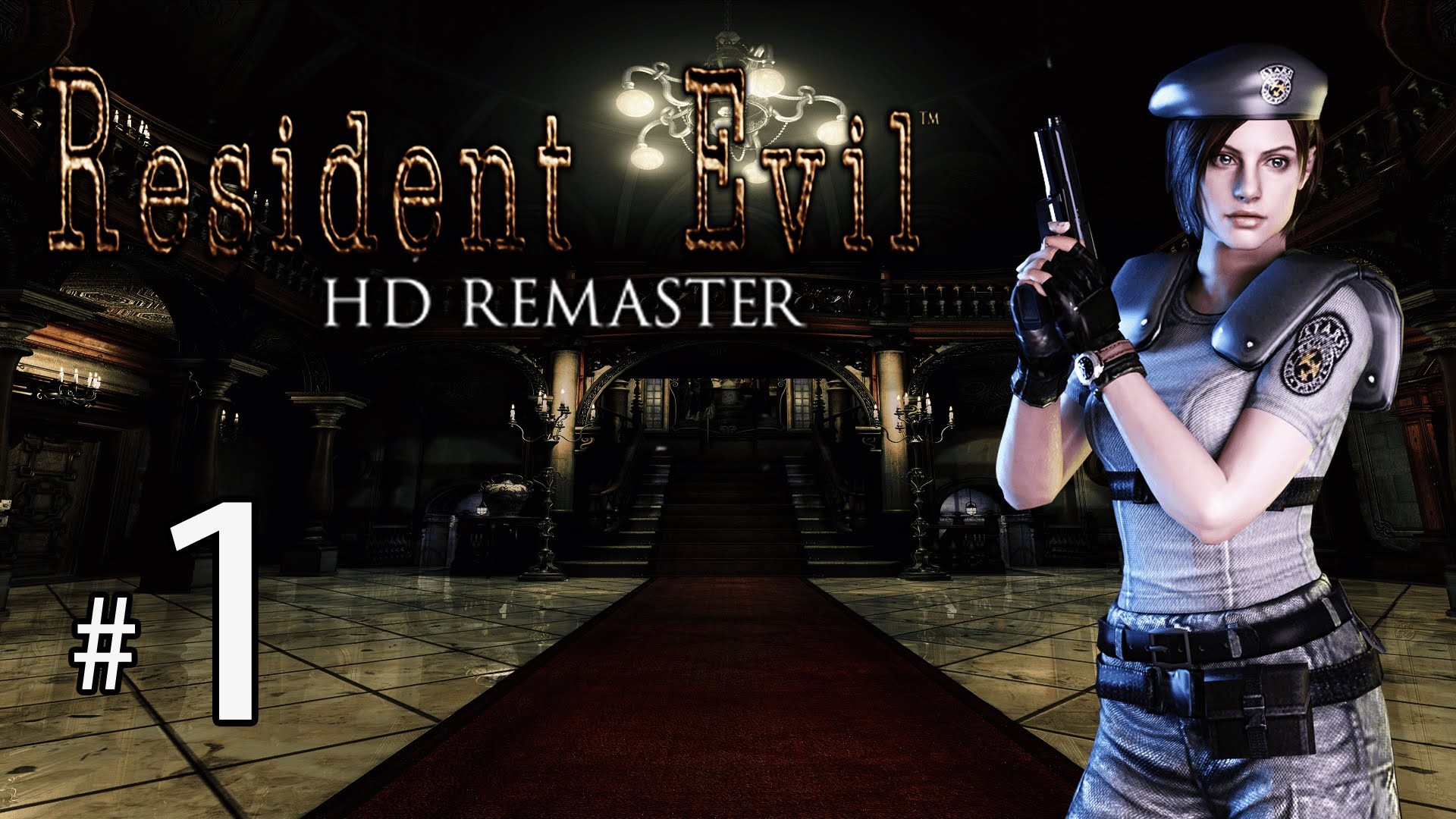 Resident Evil HD Remaster (PS4) Jill Valentine Walkthrough Part 1