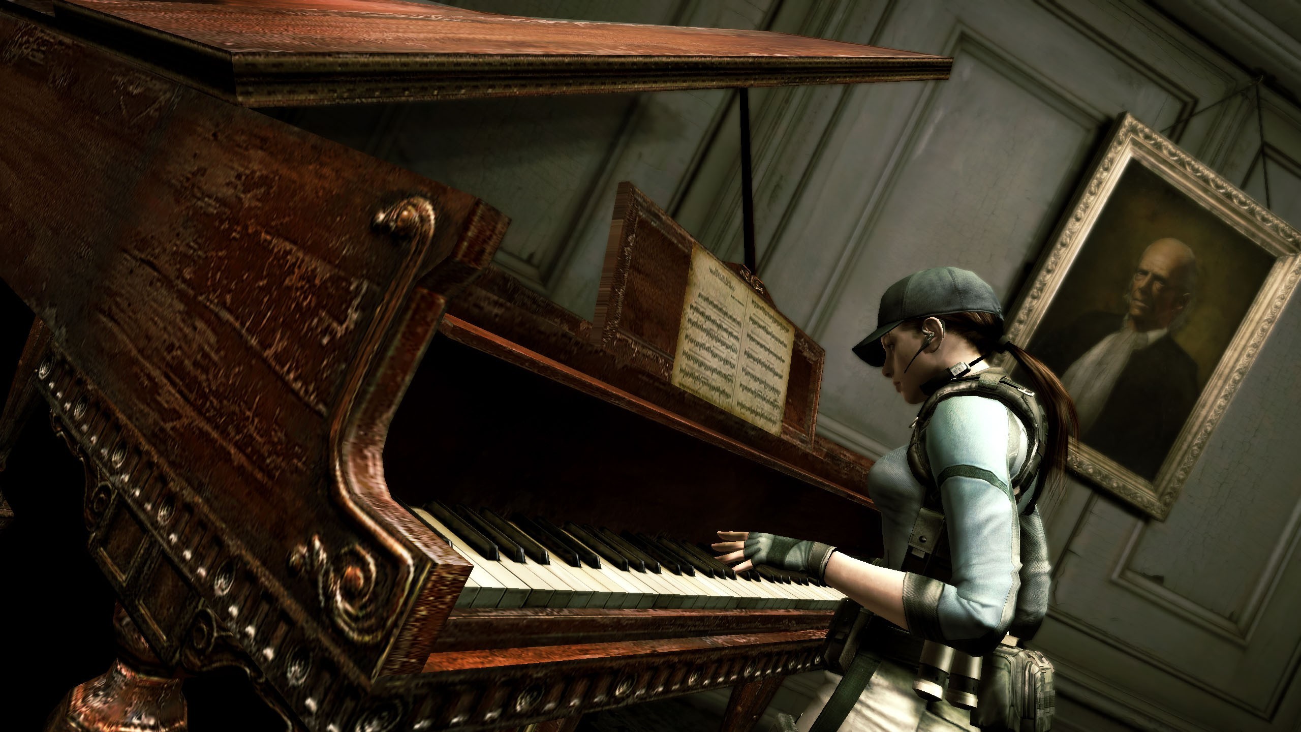 Piano resident evil jill valentine wallpaper 17374 WallpaperUP