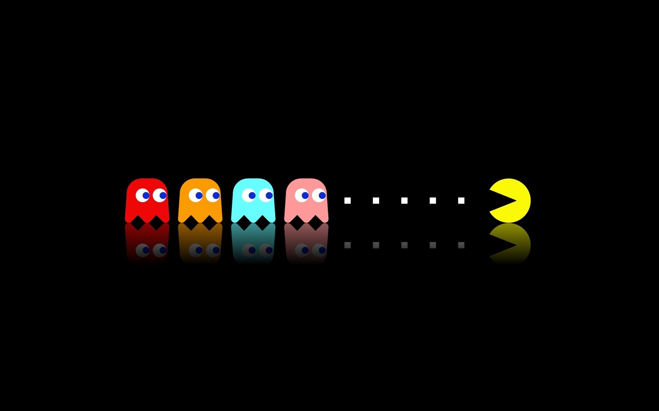 Pac Man, Retro Games, Video Games, Minimalism Wallpapers HD / Desktop and  Mobile Backgrounds