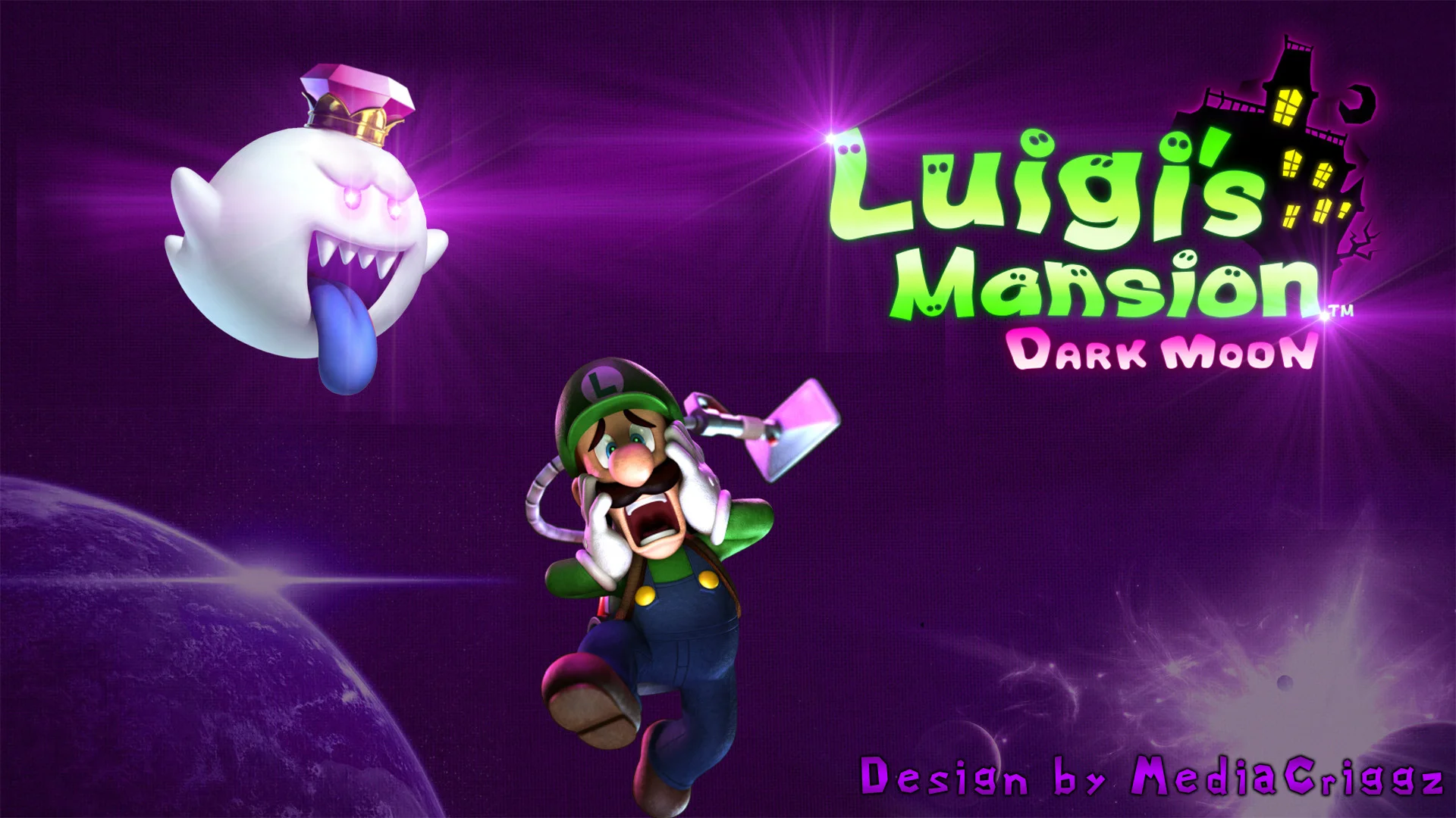 Luigis Mansion Wallpaper Version 2 by MediaCriggz Luigis Mansion Wallpaper Version 2 by MediaCriggz