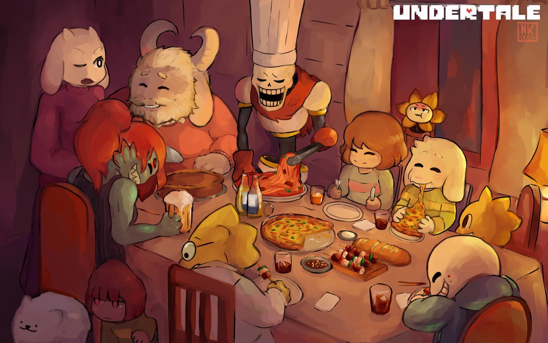 QWH688 Cute Undertale Wallpaper, Awesome Undertale Backgrounds