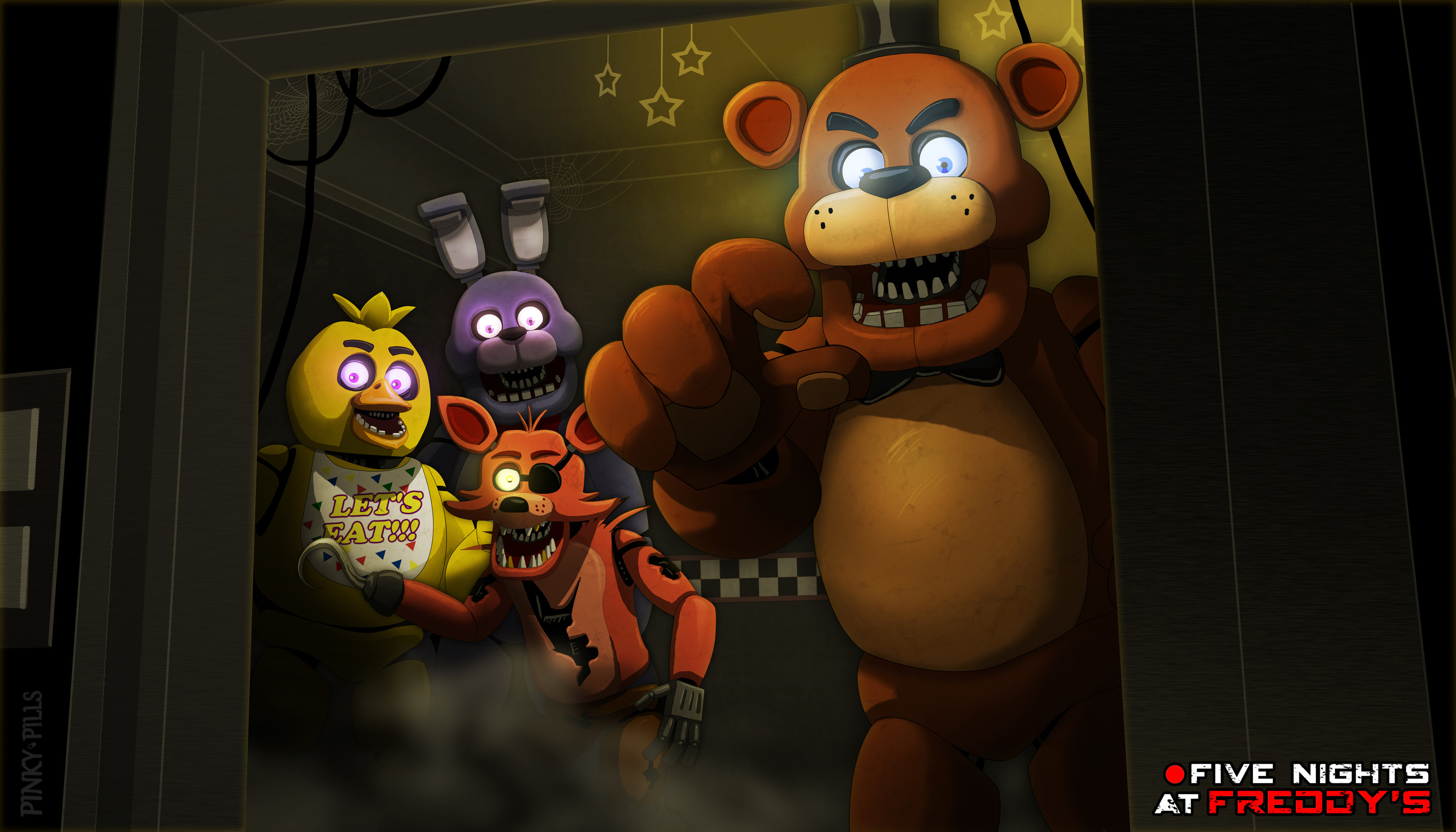 FNaF1 Wallpaper by PinkyPills FNaF1 Wallpaper by PinkyPills