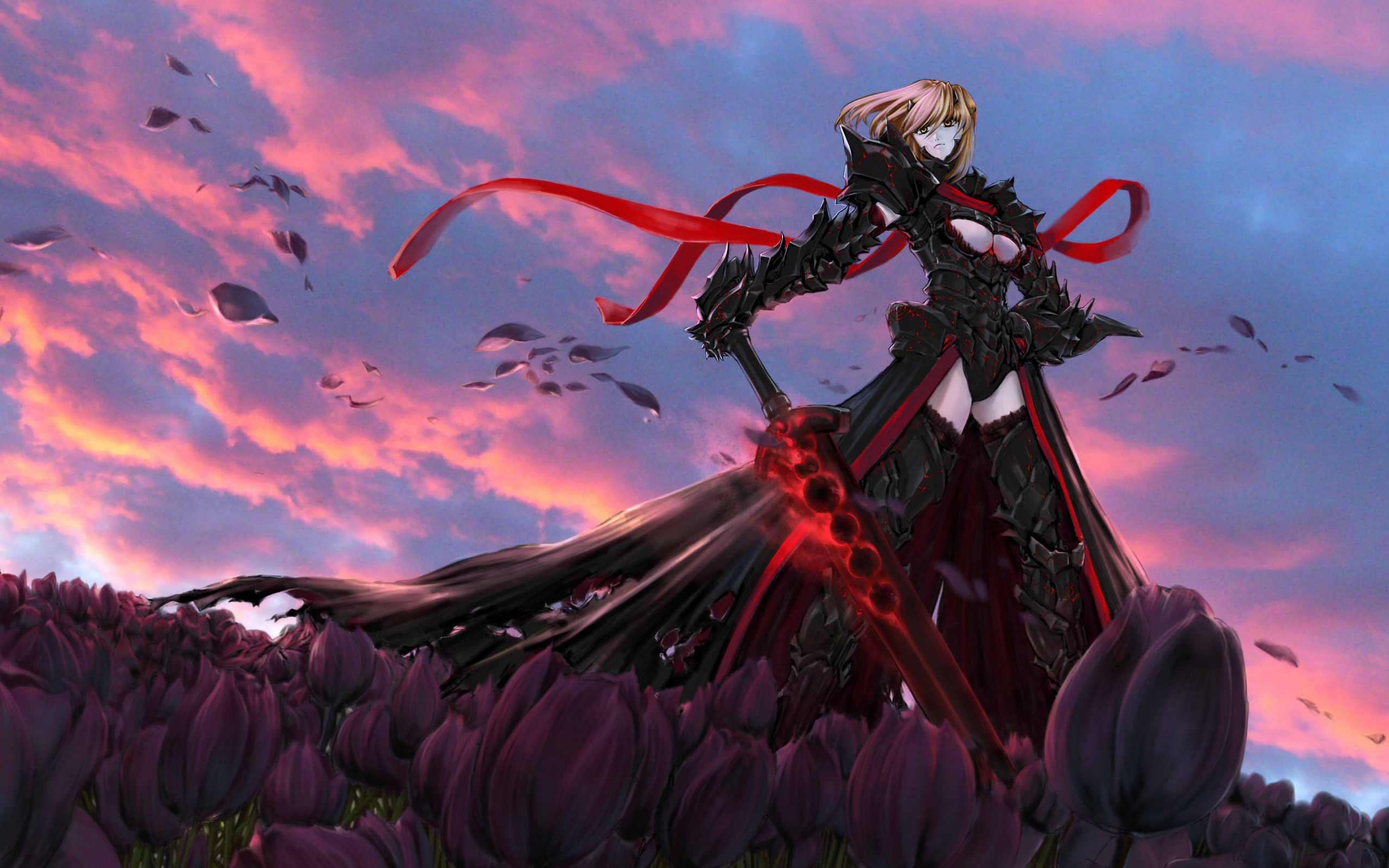 Saber Alter digital wallpaper, Fate Series, Fate/Stay Night, anime