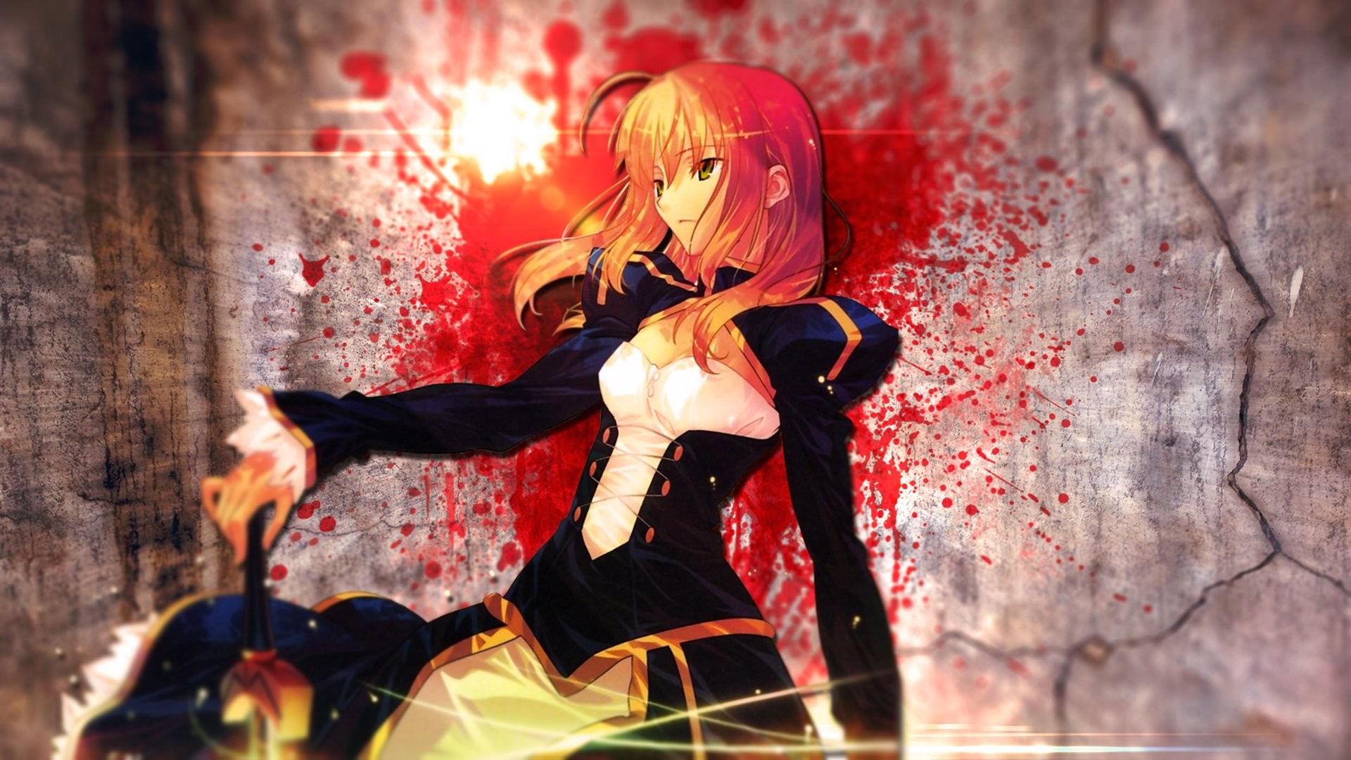Anime – Fate / Stay Night Saber Fate Series Wallpaper