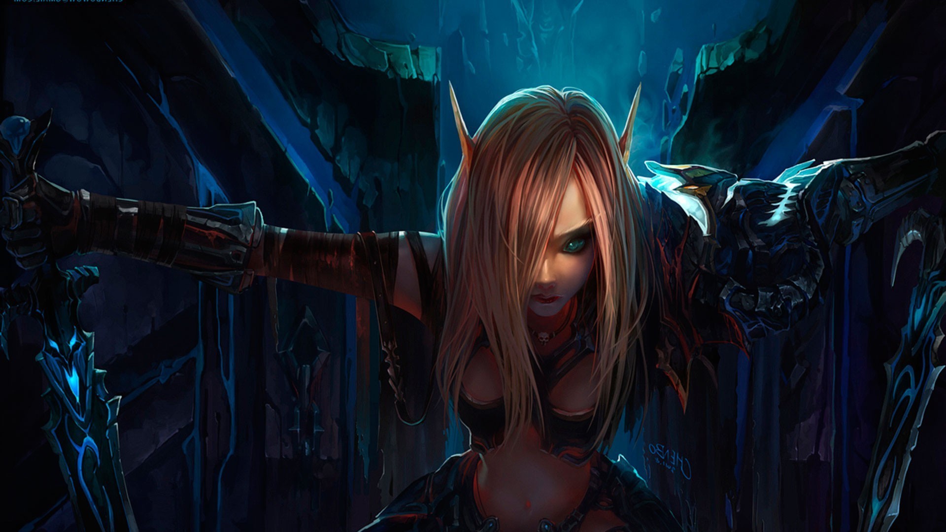 World Of Warcraft Horde Wallpaper Elf woman – world of